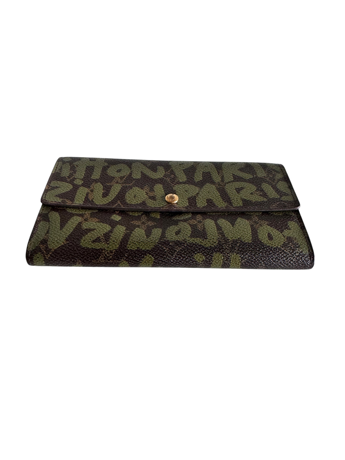 Louis Vuitton Monogram Graffiti Portefeuille Sarah Wallet 2001