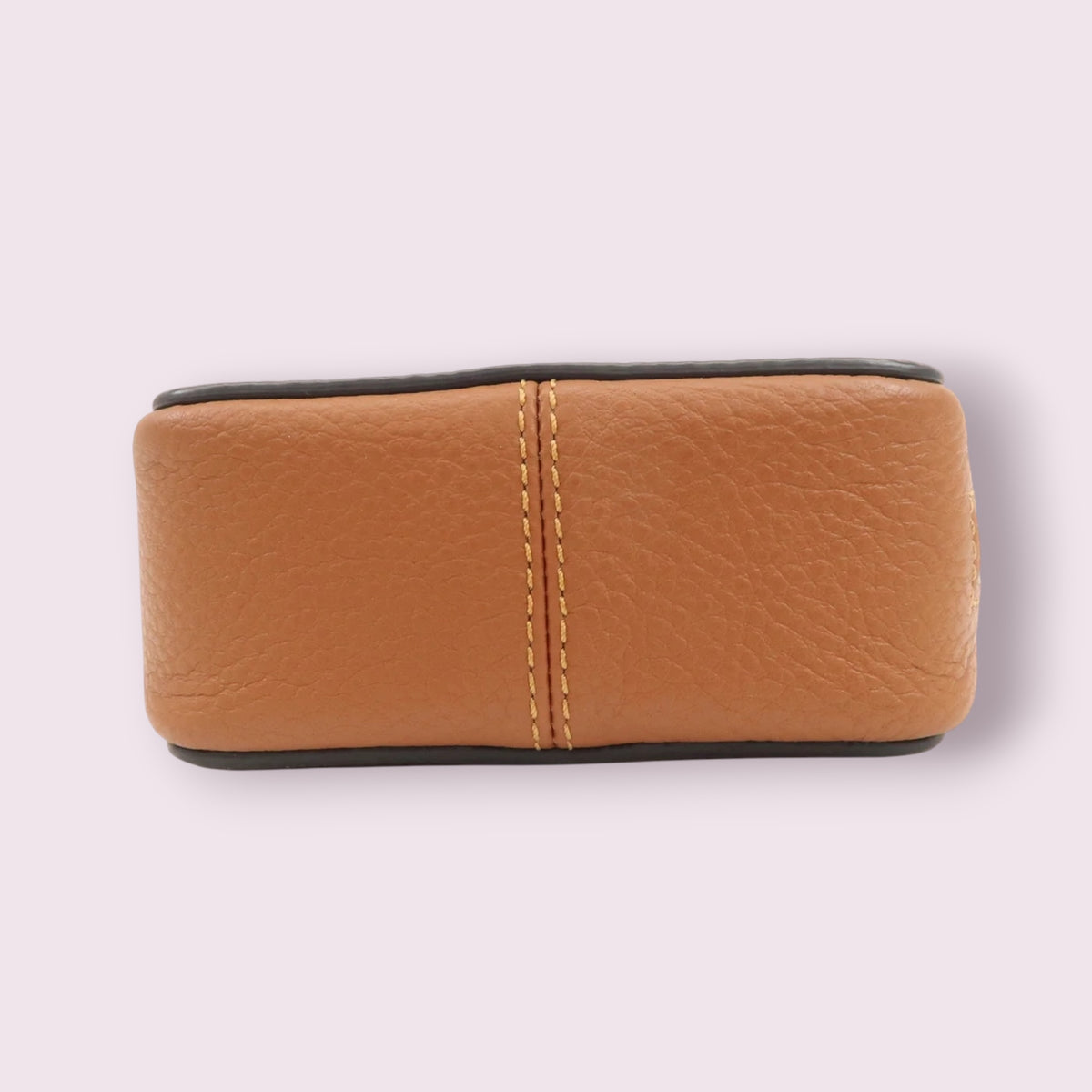 Chloé Marcie Mini Leather Crossbody Bag (Tan)