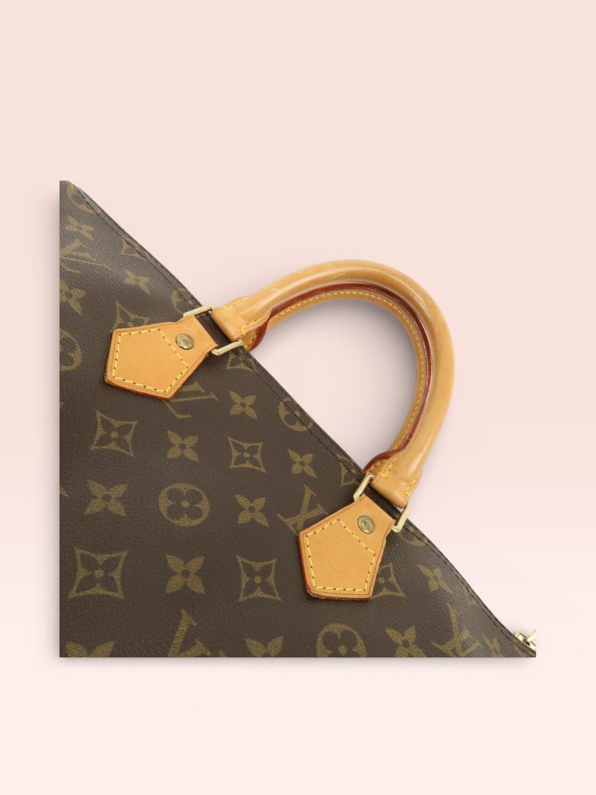 Louis Vuitton Monogram Canvas Speedy 35 w/ Lock & Key 1994