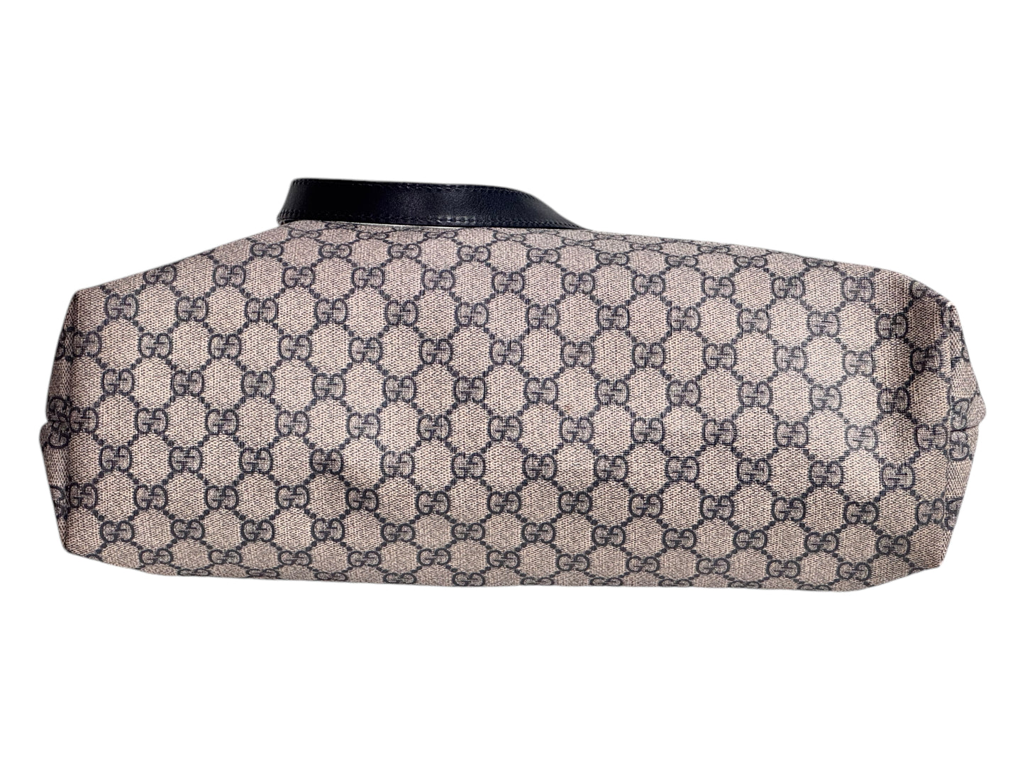 Gucci Supreme GG Coated Canvas Tote (Navy Blue/Gray)