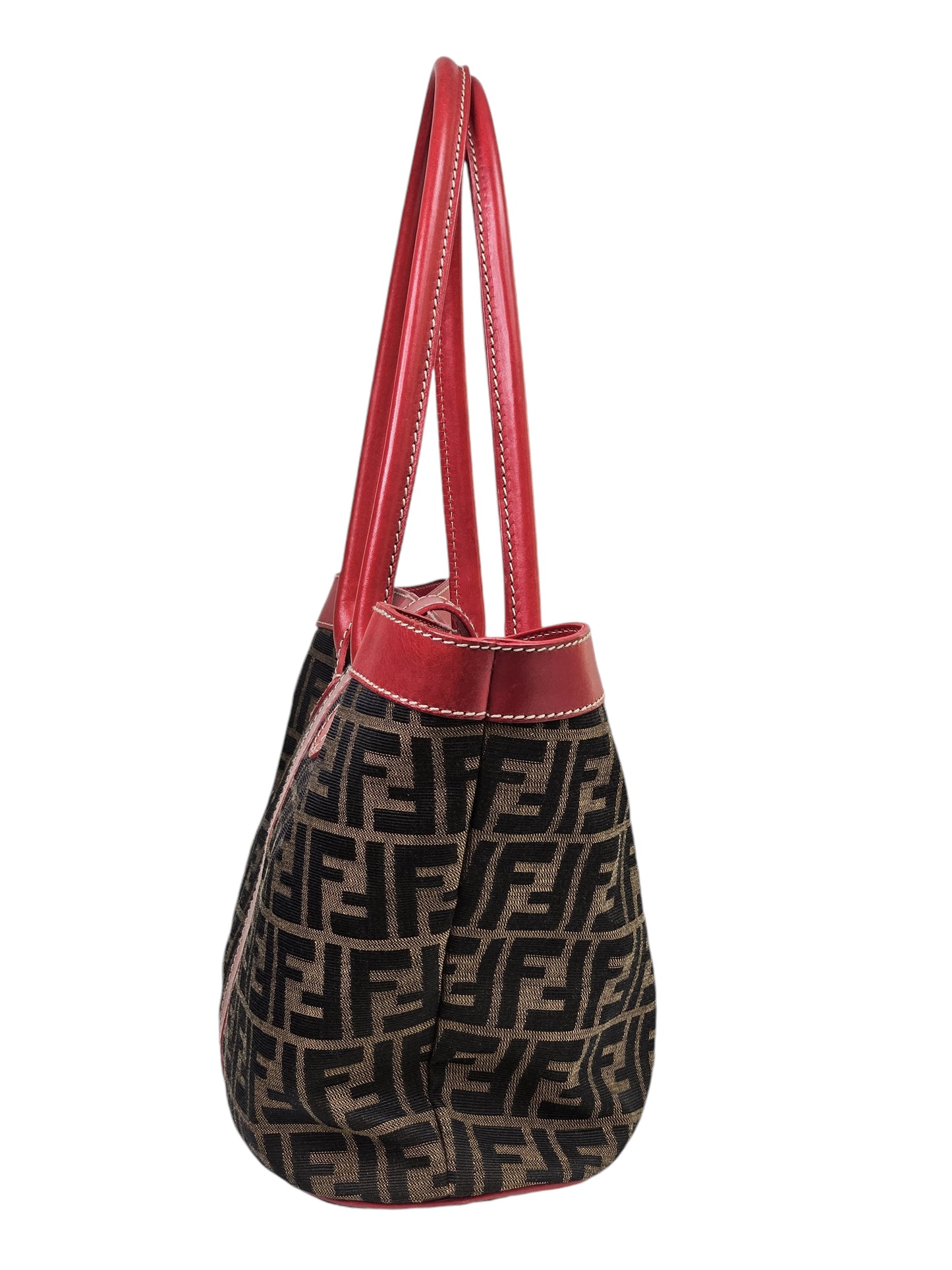 Fendi Vintage Zucca FF Logo Tote
