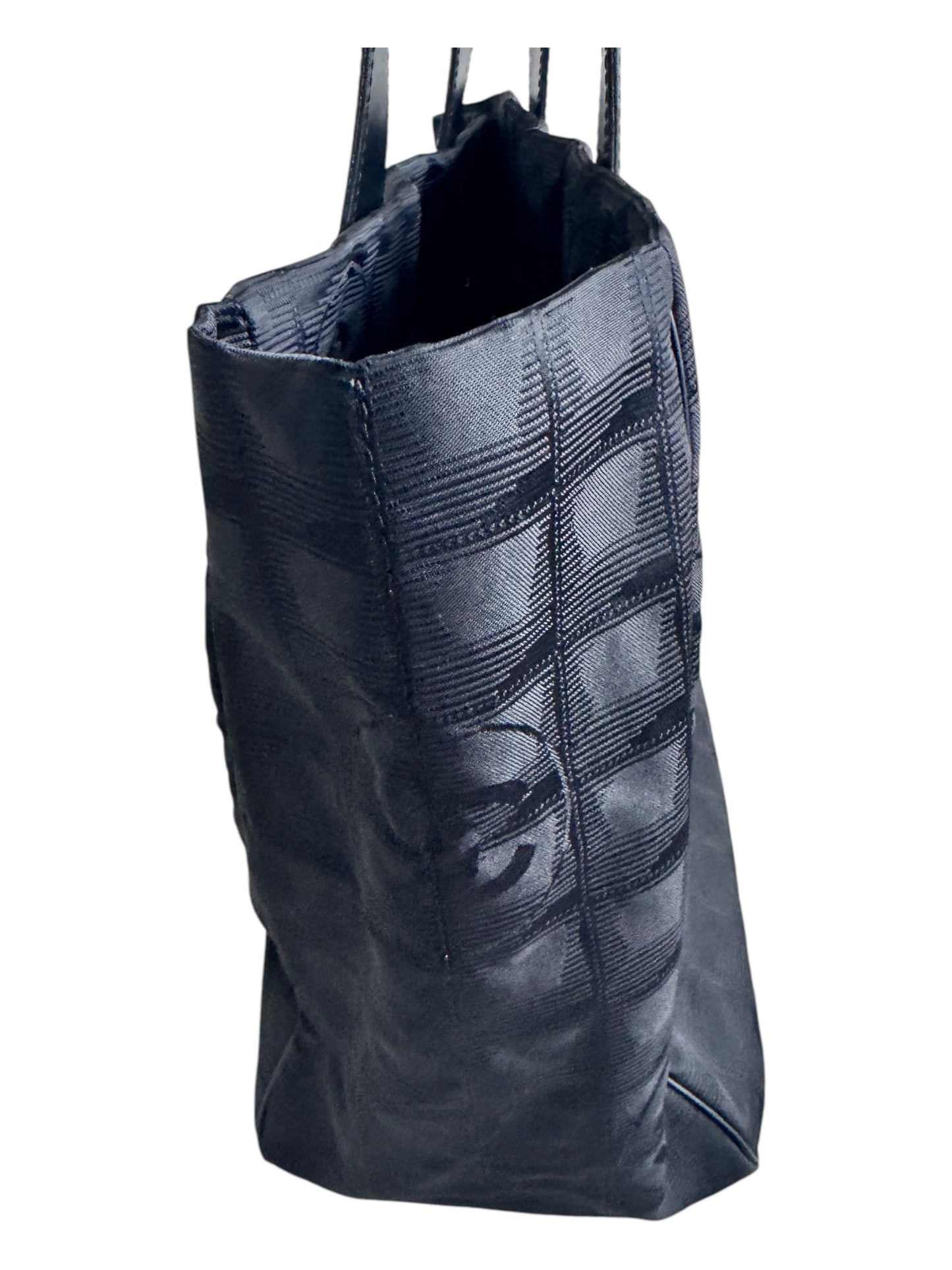 Chanel New Travel Line Nylon Tote (Black)