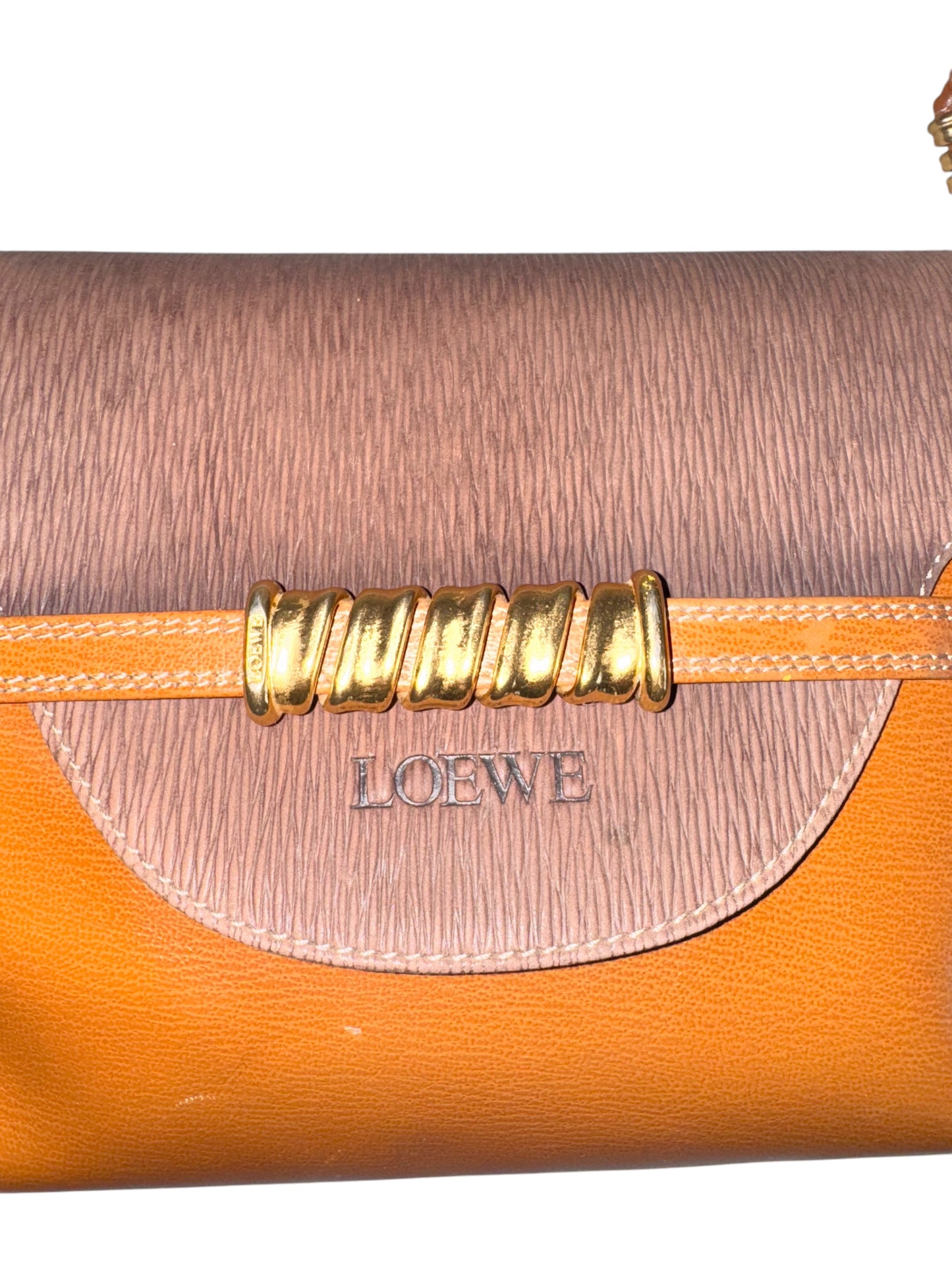 Loewe Velazquez Leather Clutch (Vintage 1990's)