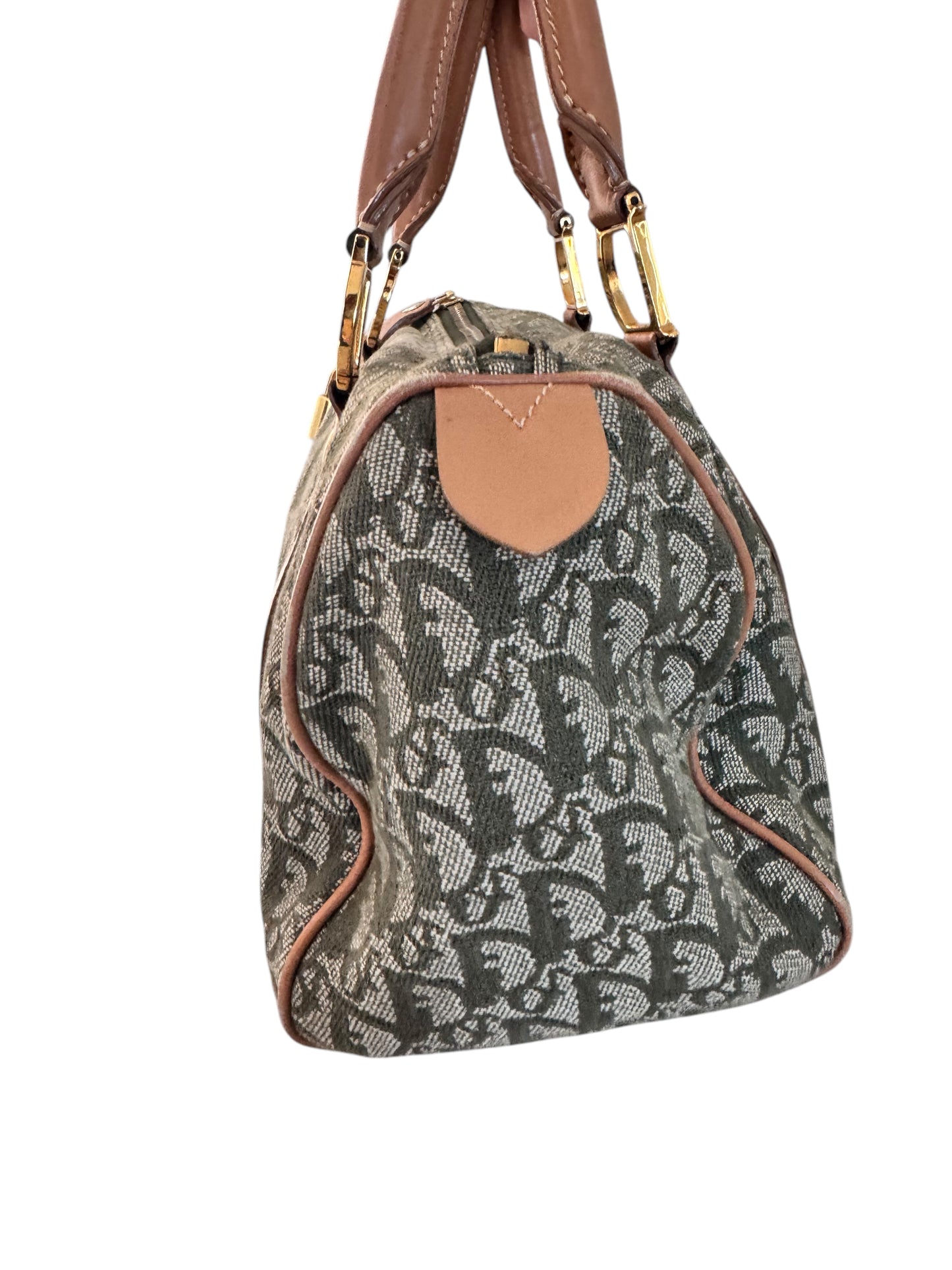 Christian Dior Trotter Mini Boston Bag (Green)