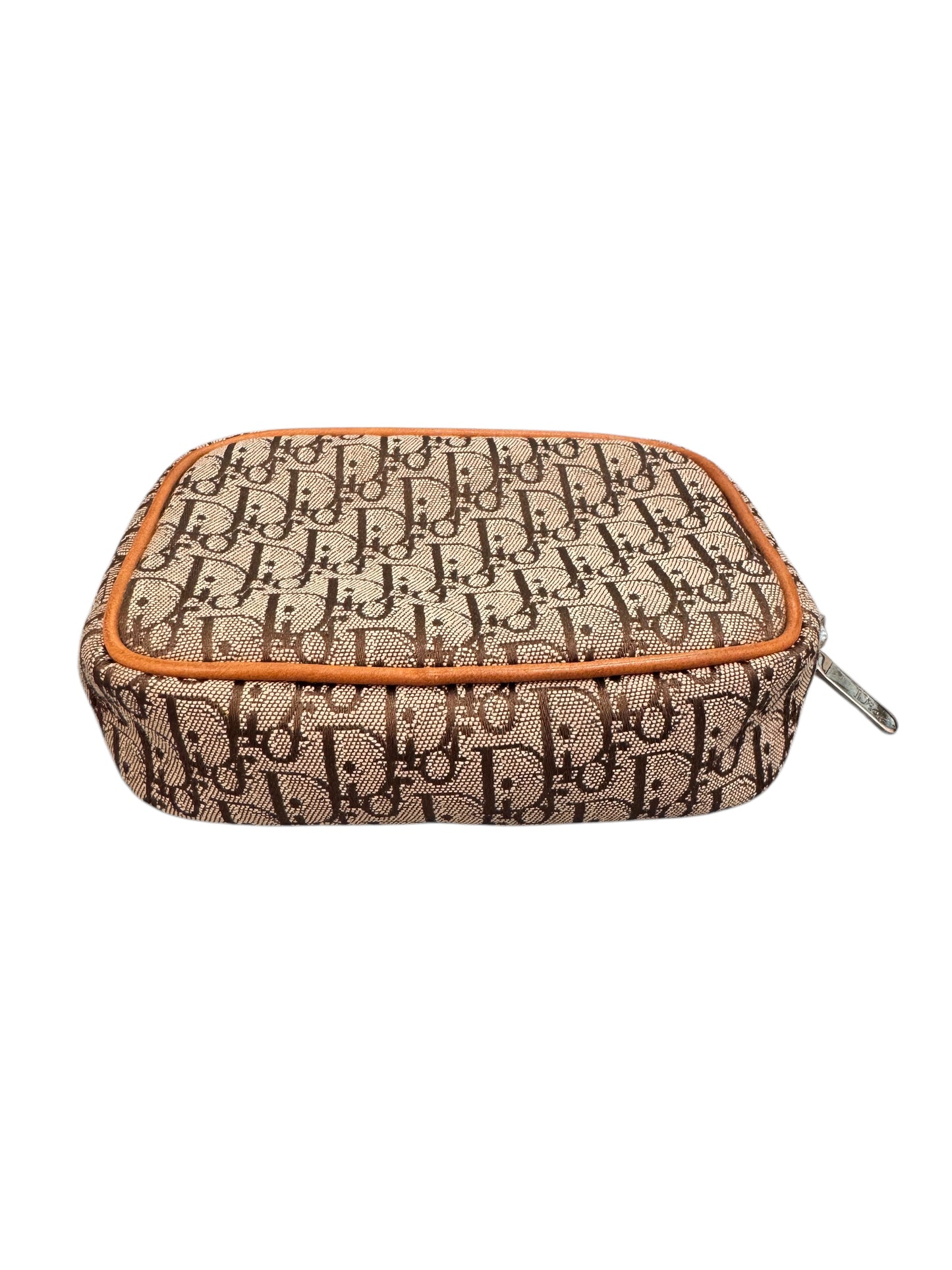 Christian Dior Vintage Trotter Canvas Mini Pouch 1990s-2000s