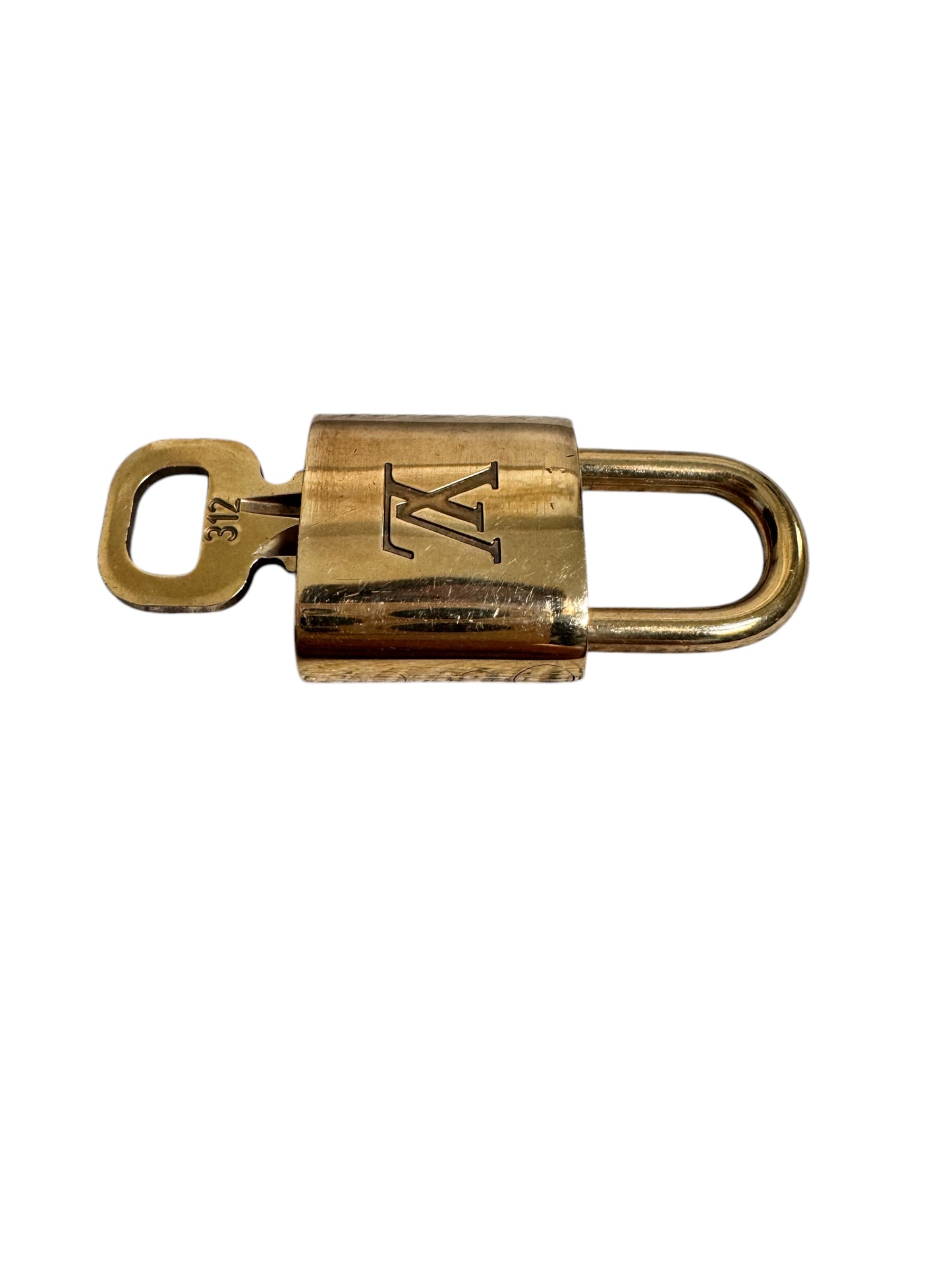 Louis Vuitton Metal Lock and Key Set 312