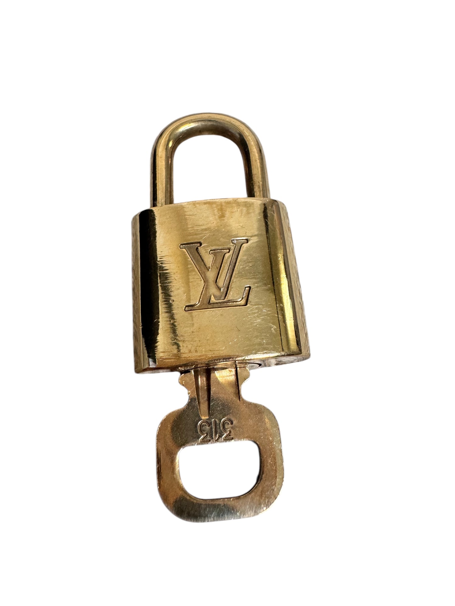 Louis Vuitton Metal Lock and Key Set 313