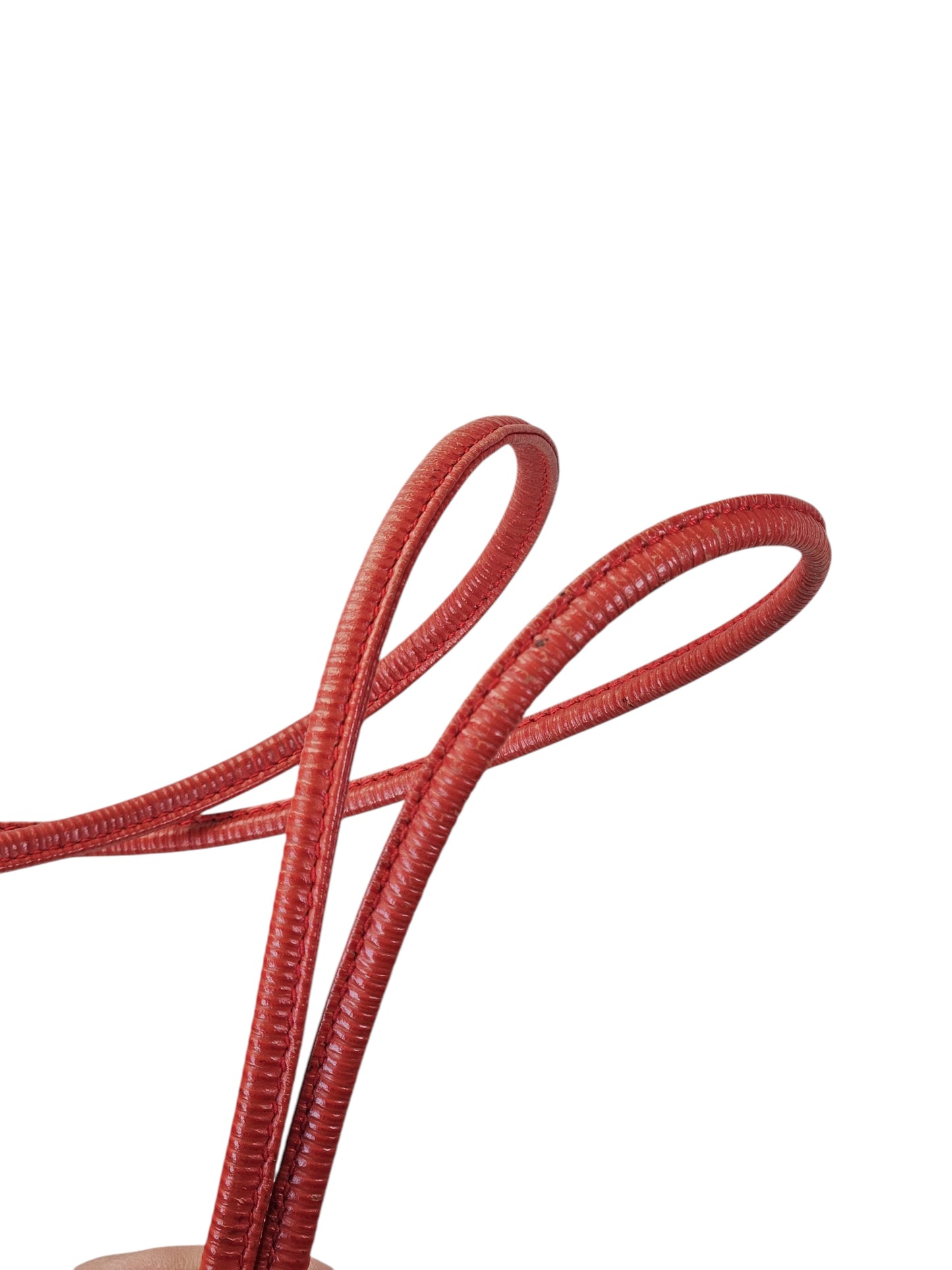 Fendi Roll Bag Faux Fur Tote (Red)