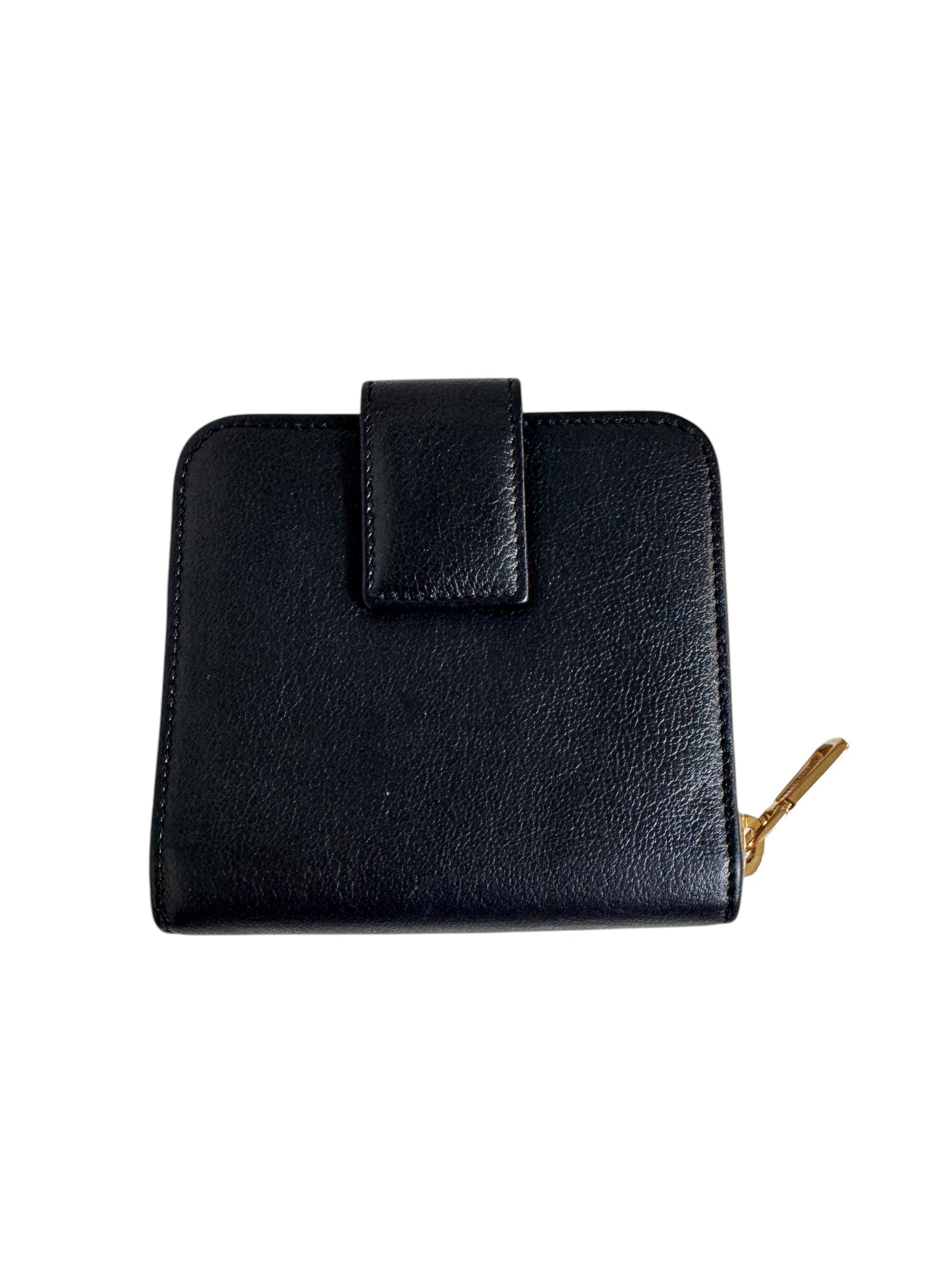 Yves Saint Laurent Compact Zip Wallet - Black
