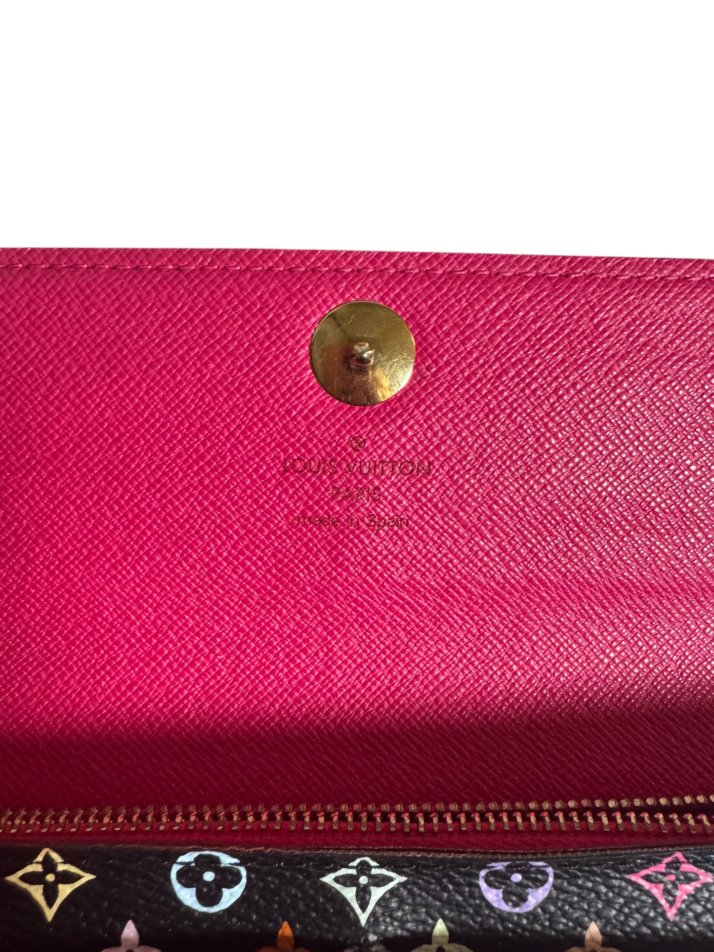Louis Vuitton Monogram Multicolor Portefeuille Sarah Wallet (2012)