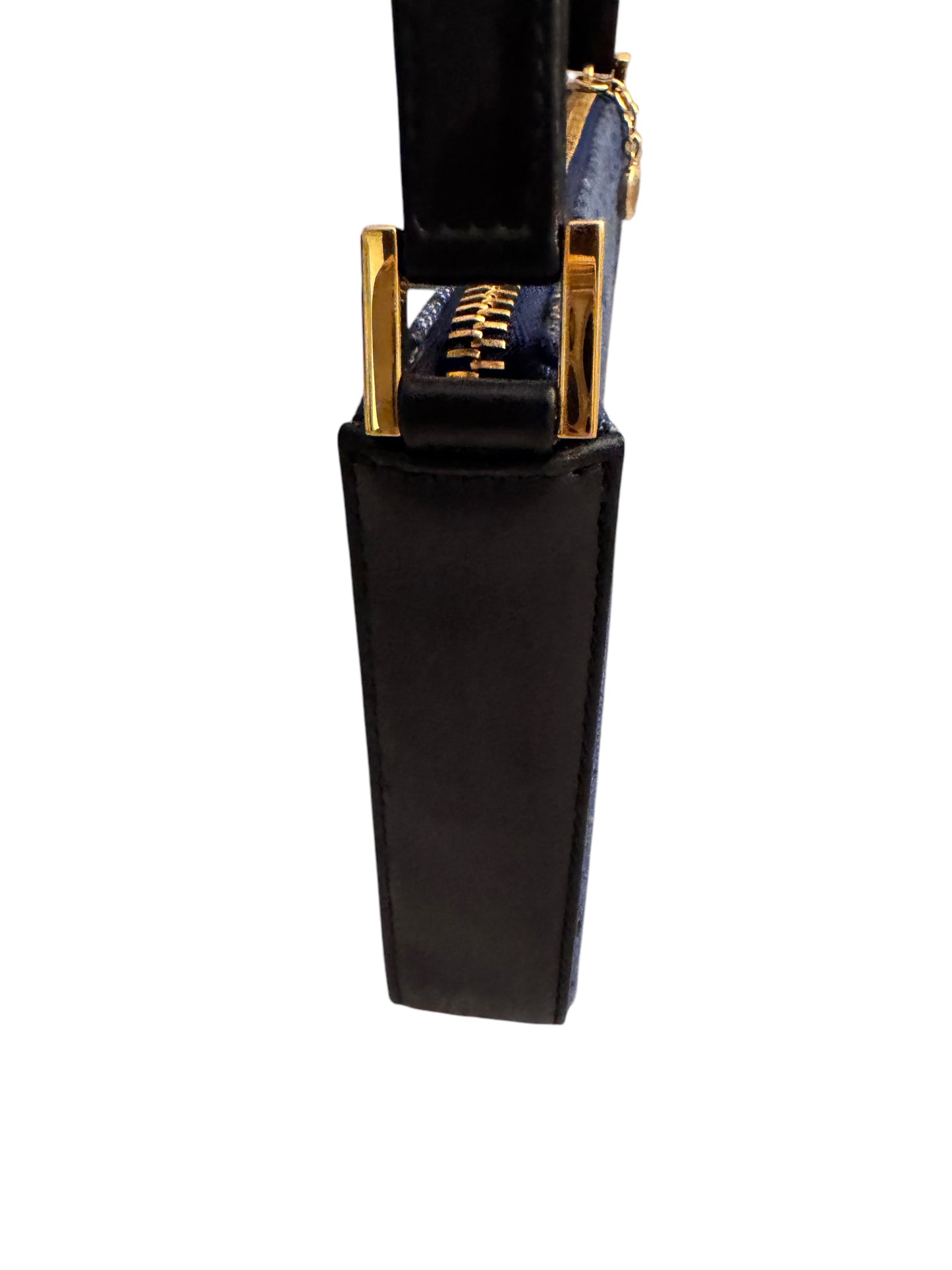 Bvlgari Denim Logo Mania Shoulder Bag
