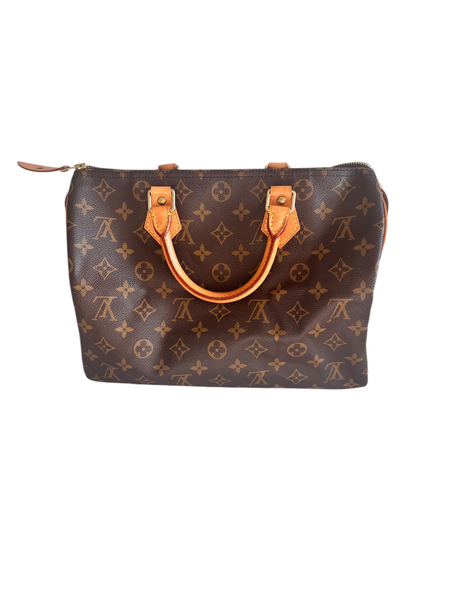Louis Vuitton Monogram Canvas Speedy 30 2001 w/ Lock & Key