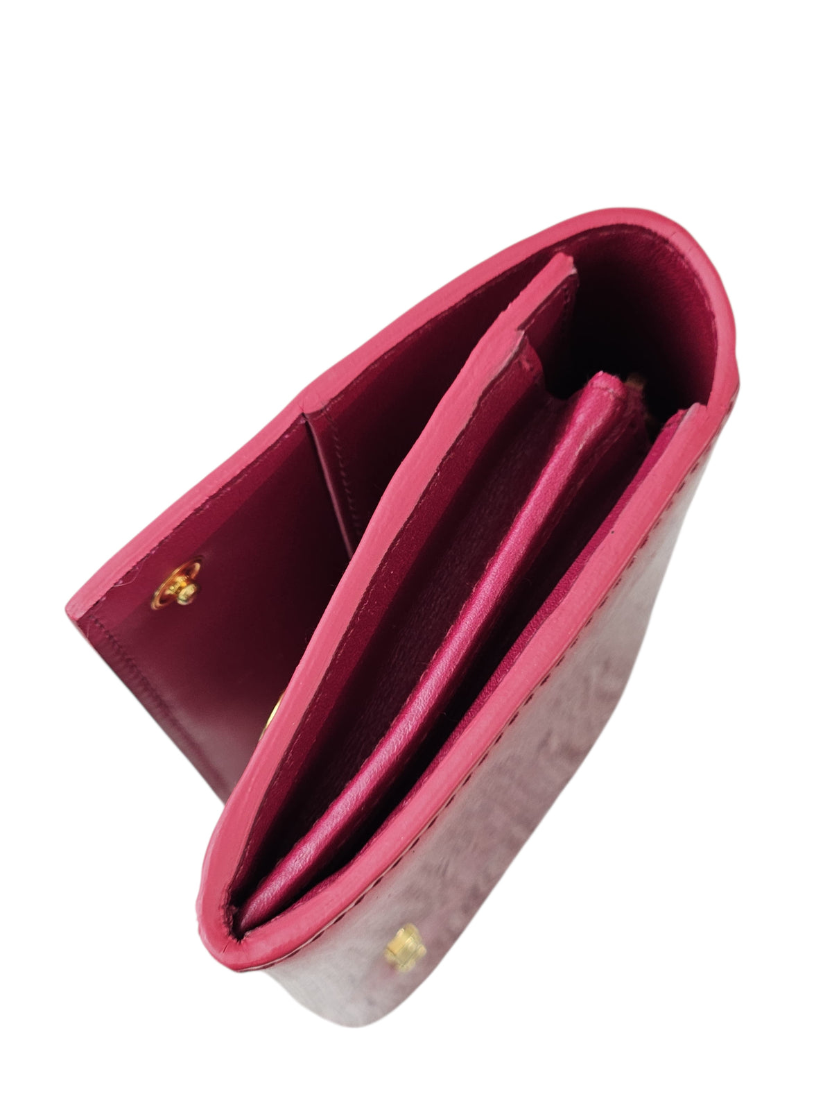 Miu Miu Patent Leather Long Wallet (Pink) Full Set