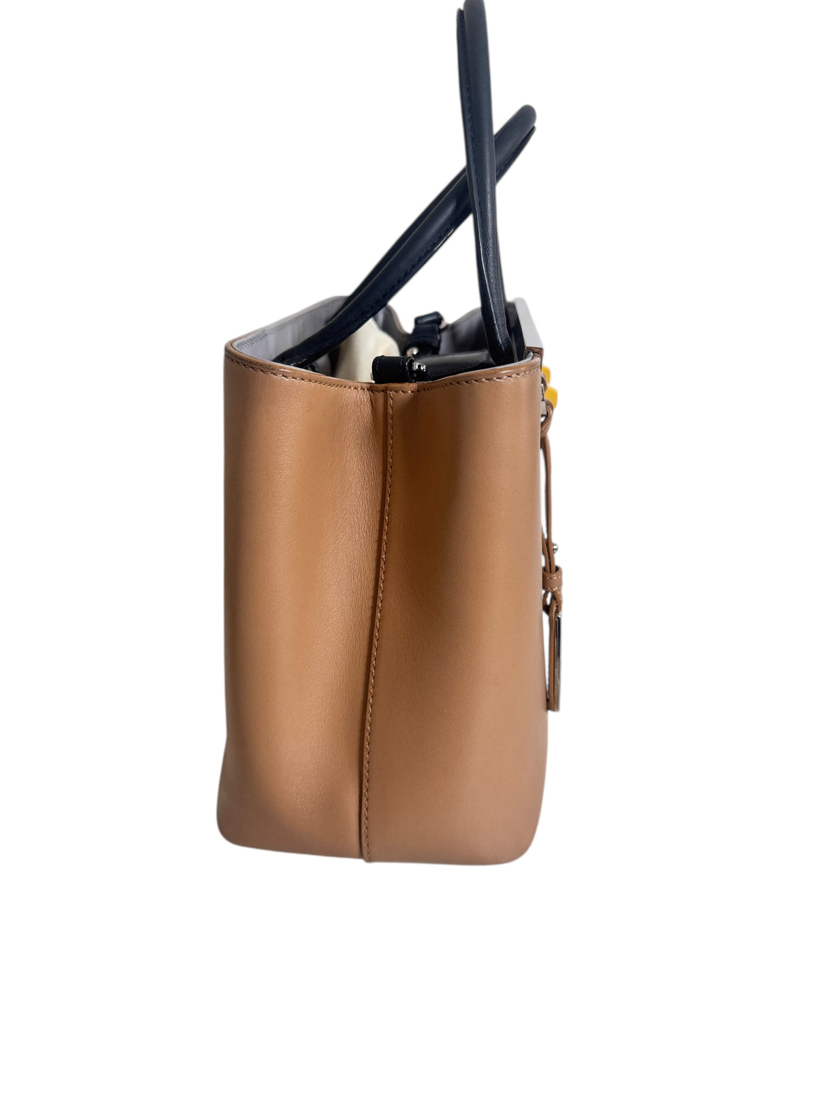 Fendi Leather Hypnoteyes Studded Petit 2Jours Tote (2 way)