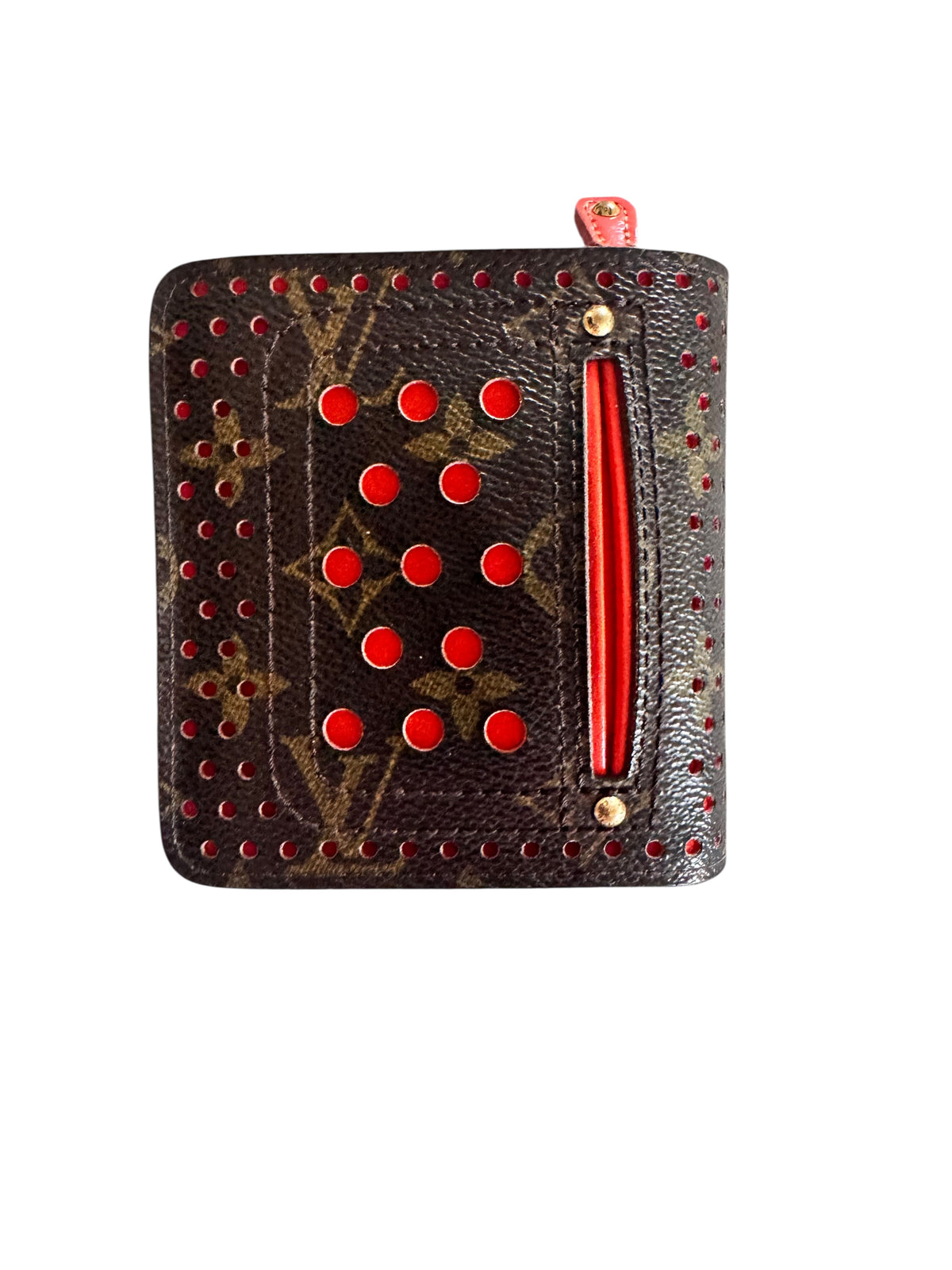 Louis Vuitton Monogram Canvas Perforated Compact Wallet 2006