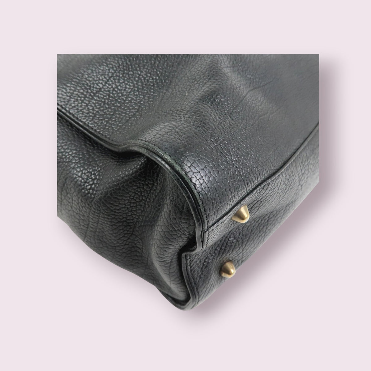 Chloe Leather Paddington Aurore Pure Tote Bag (Black)