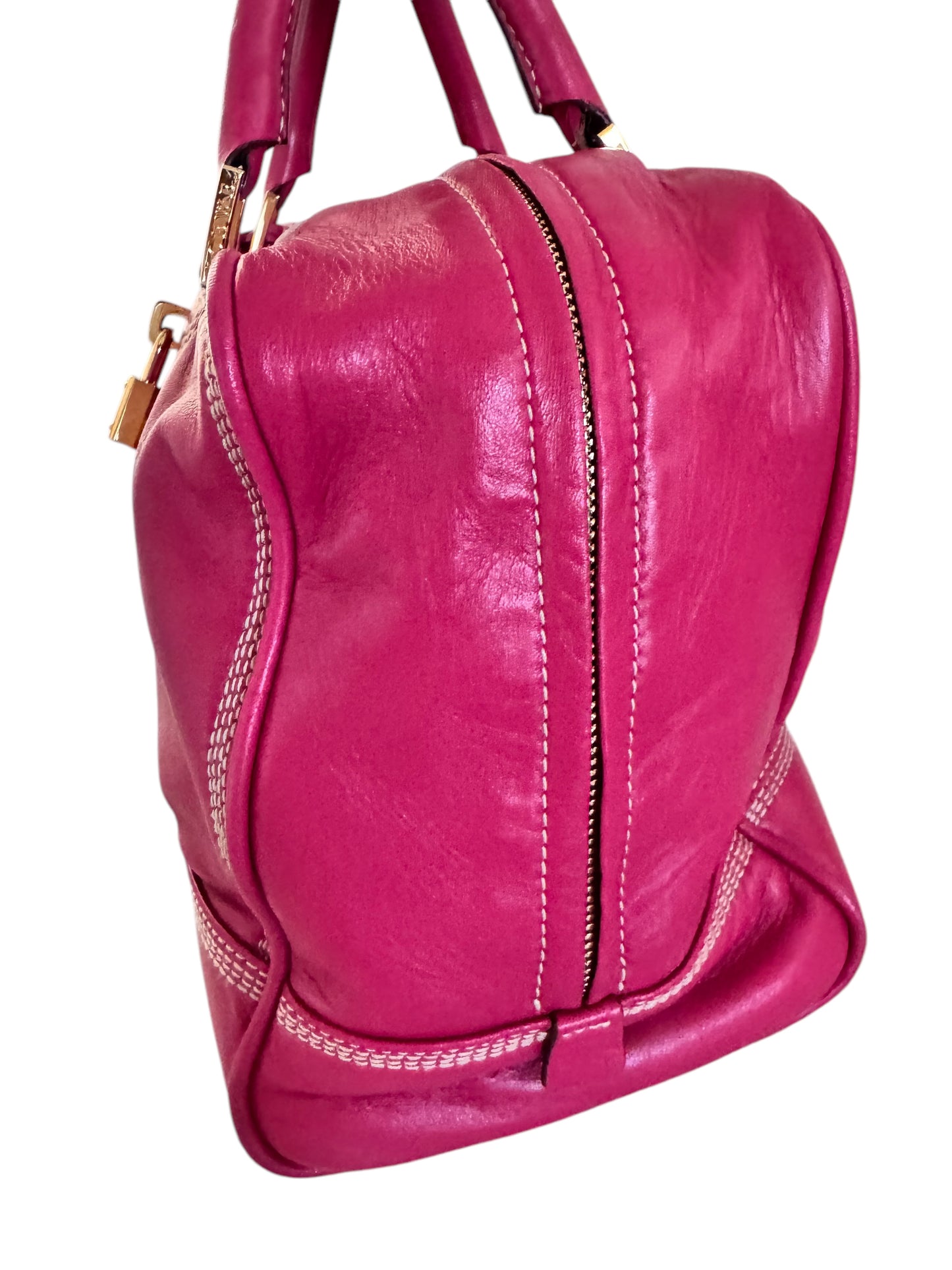 Loewe Anagram Amazona 35 Boston Bag (Pink)