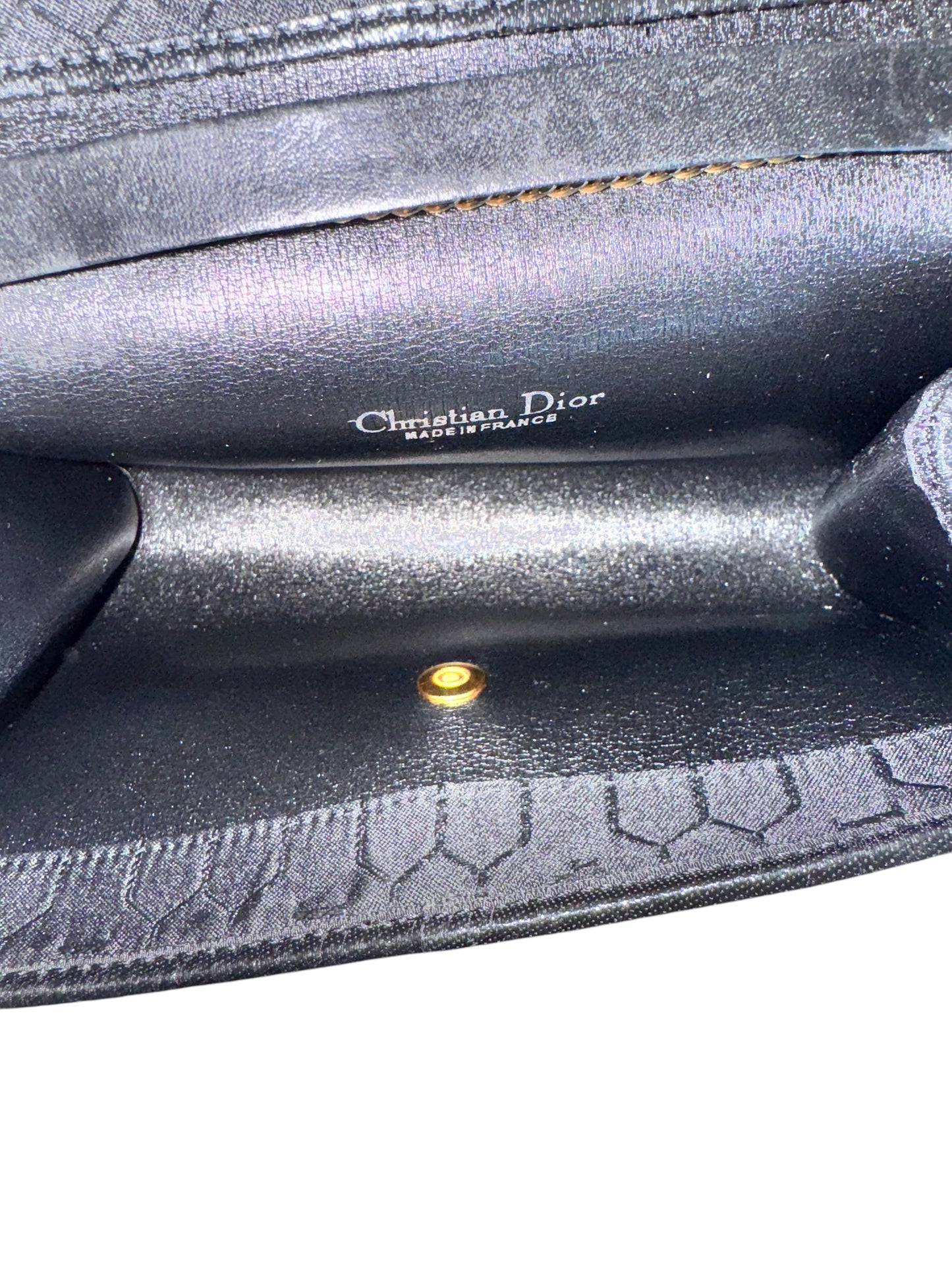 Christian Dior Vintage Canvas Crossbody Clutch
