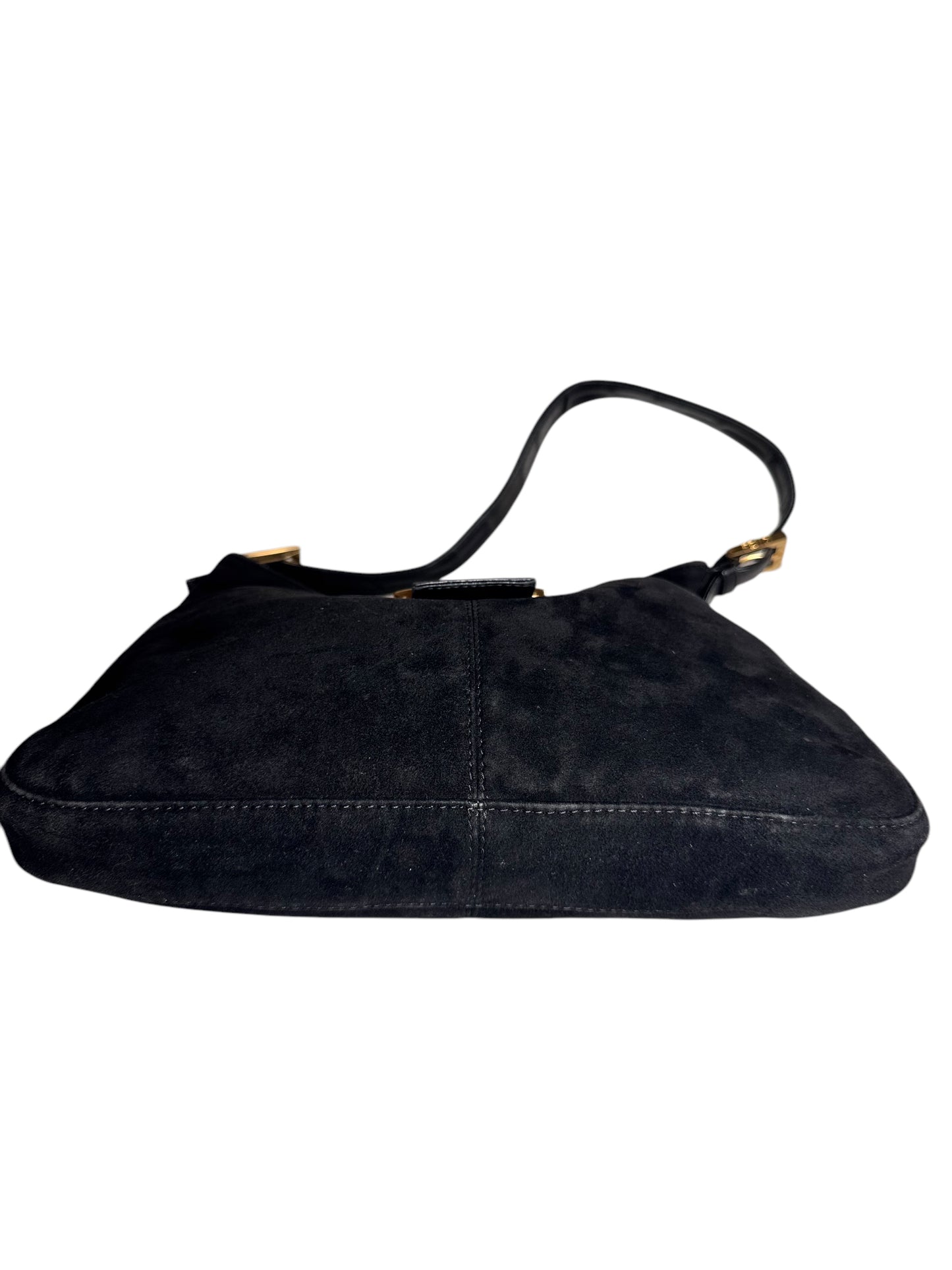 Fendi Suede Mama Hobo Shoulder Bag