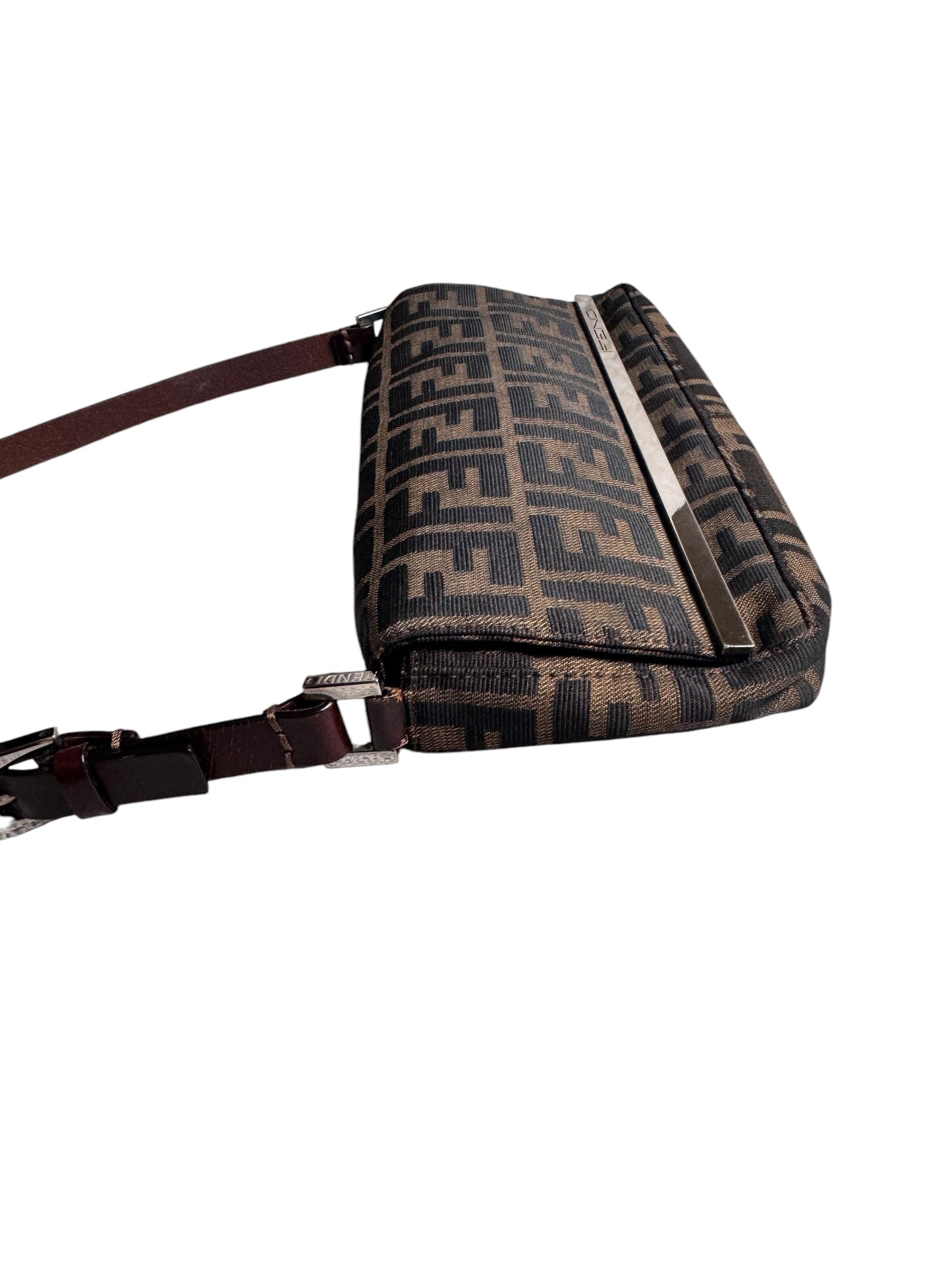 Fendi Zucca Baguette Shoulder Bag