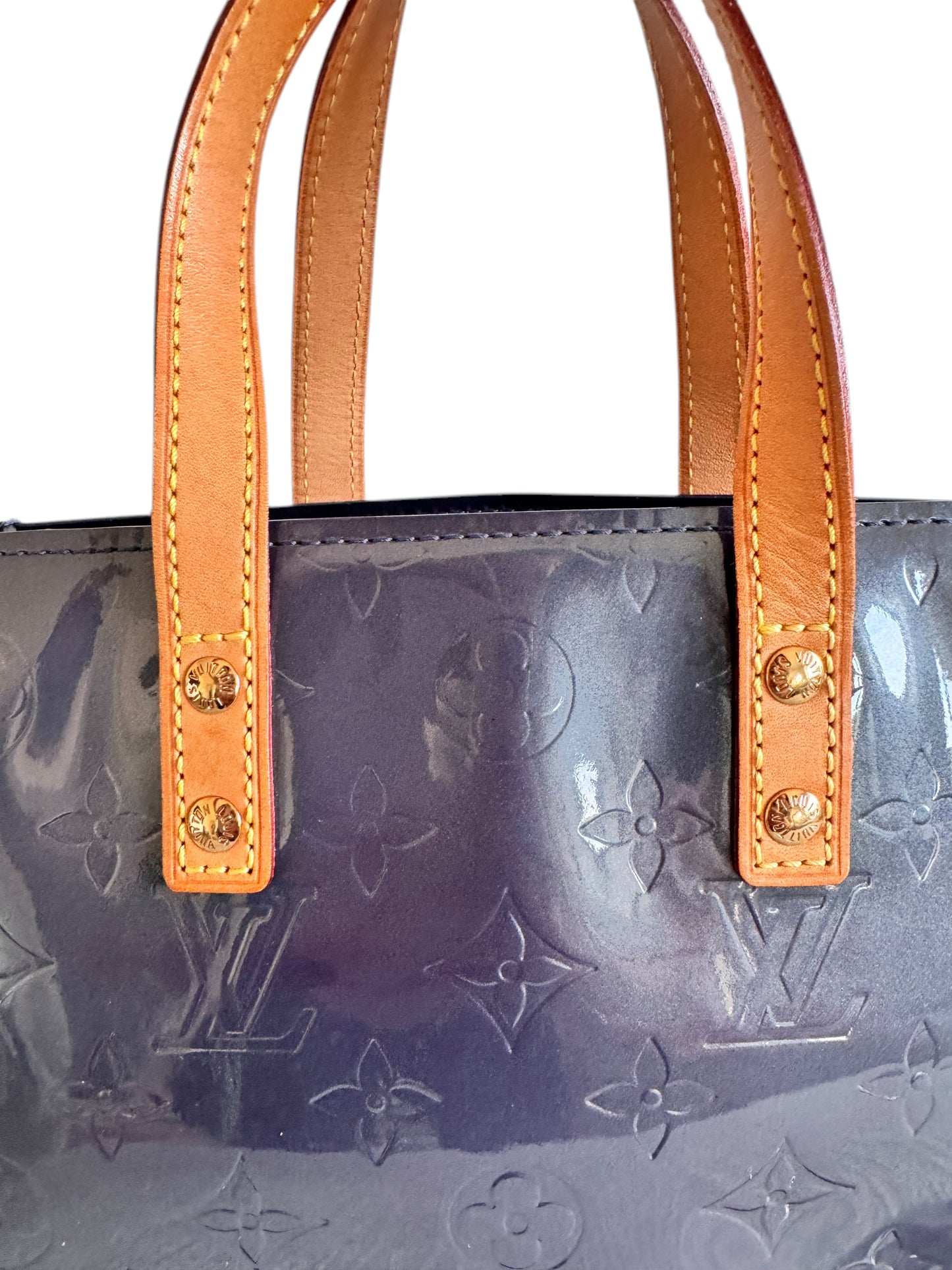 Louis Vuitton 2005 Monogram Vernis Reade PM Tote (Indigo)