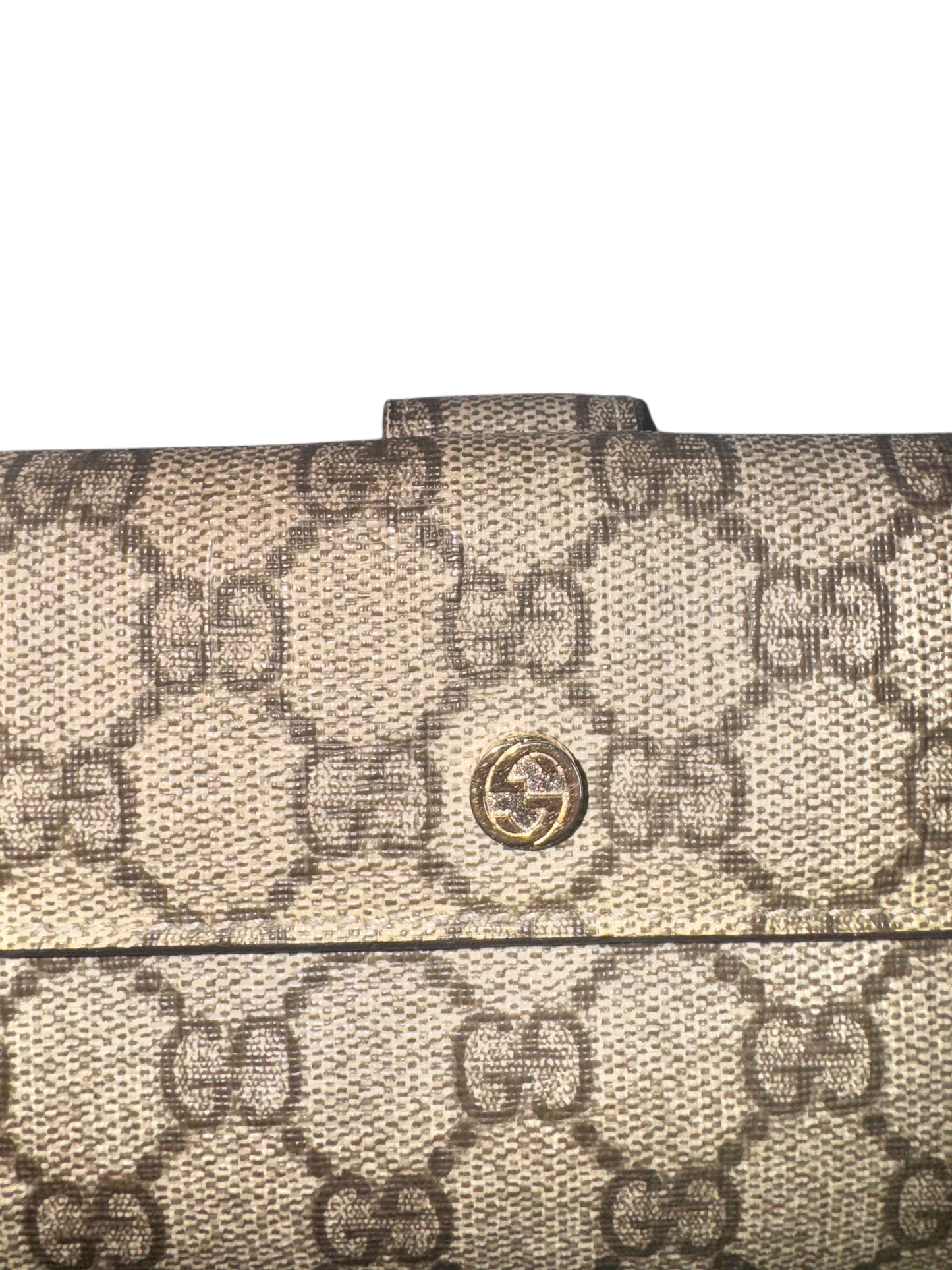 Gucci GG Supreme Long Wallet (Blue) with Box