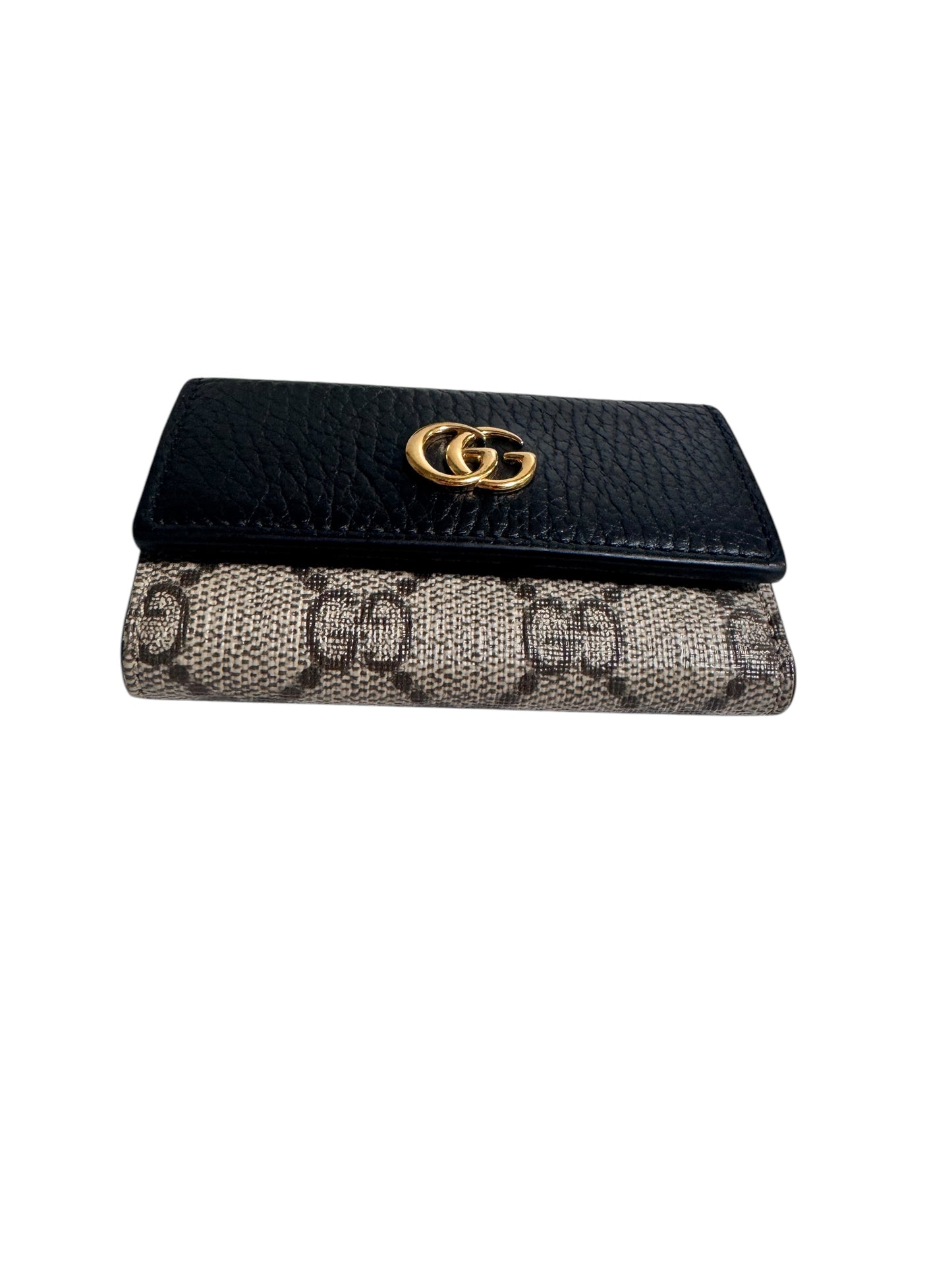 Gucci Canvas/Leather GG Logo Supreme 6 Ring Key Case