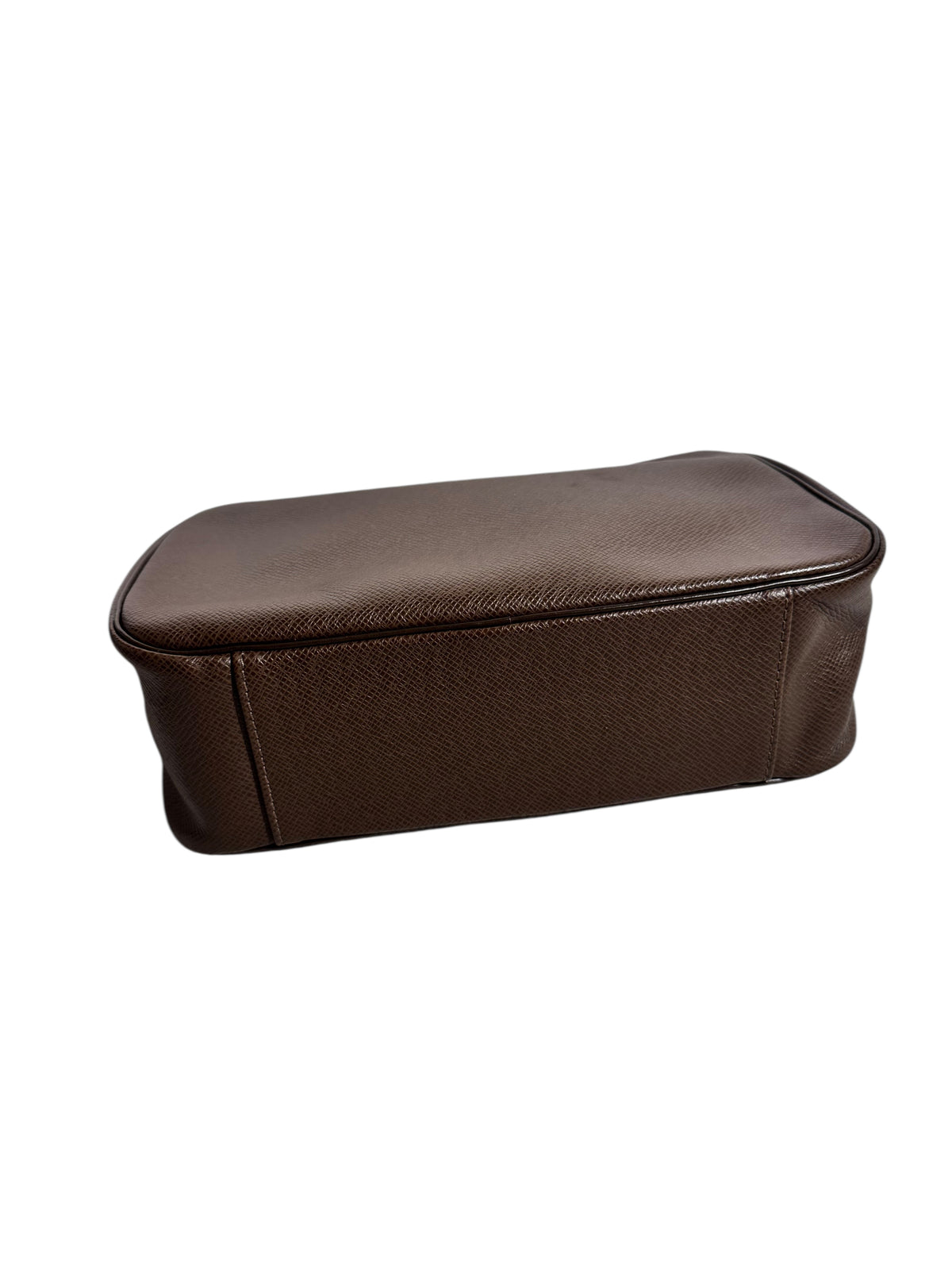 Louis Vuitton Taiga Leather Toiletry Pouch (Brown)