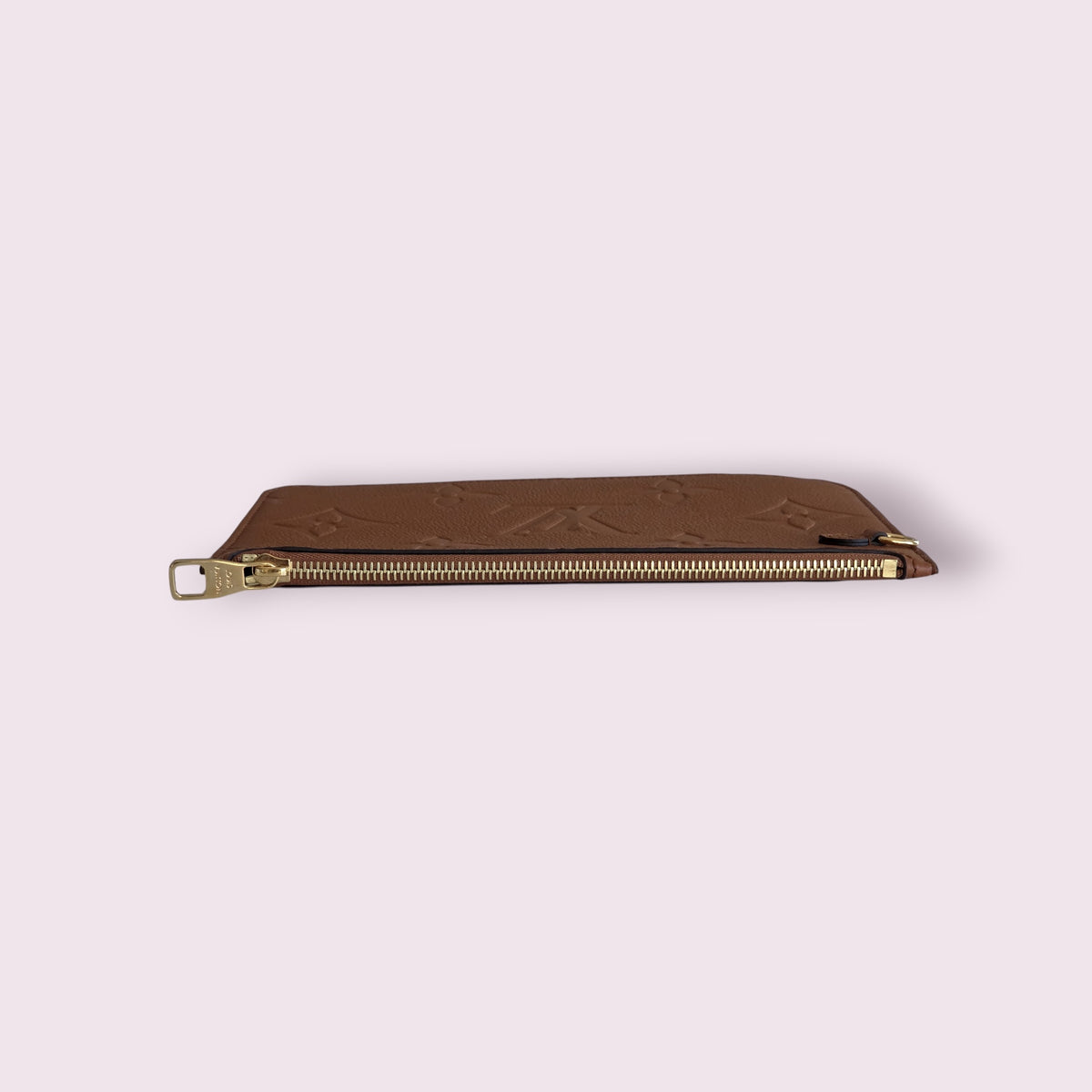 Louis Vuitton Monogram Empreinte Giant Neverfull MM Pouch (Cognac)