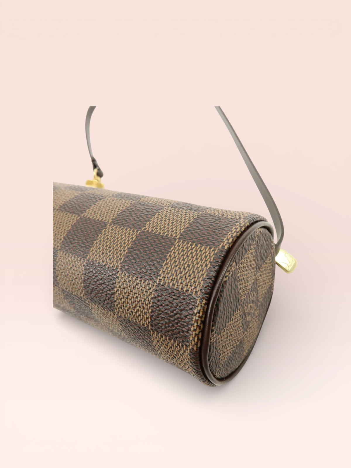 Louis Vuitton Canvas Damier Ebene Mini Papillon Pouch