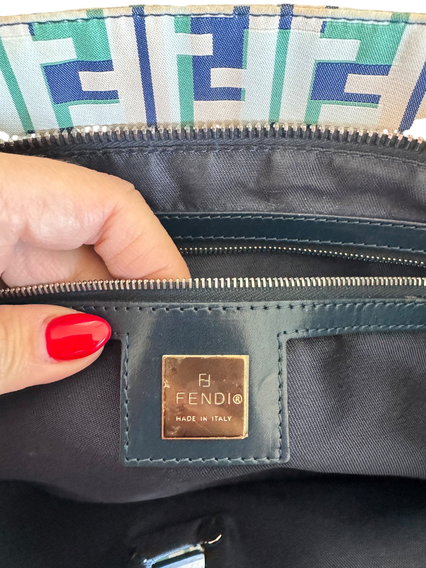 Fendi Zucca FF Logo Tote - 2000's Vintage Collection