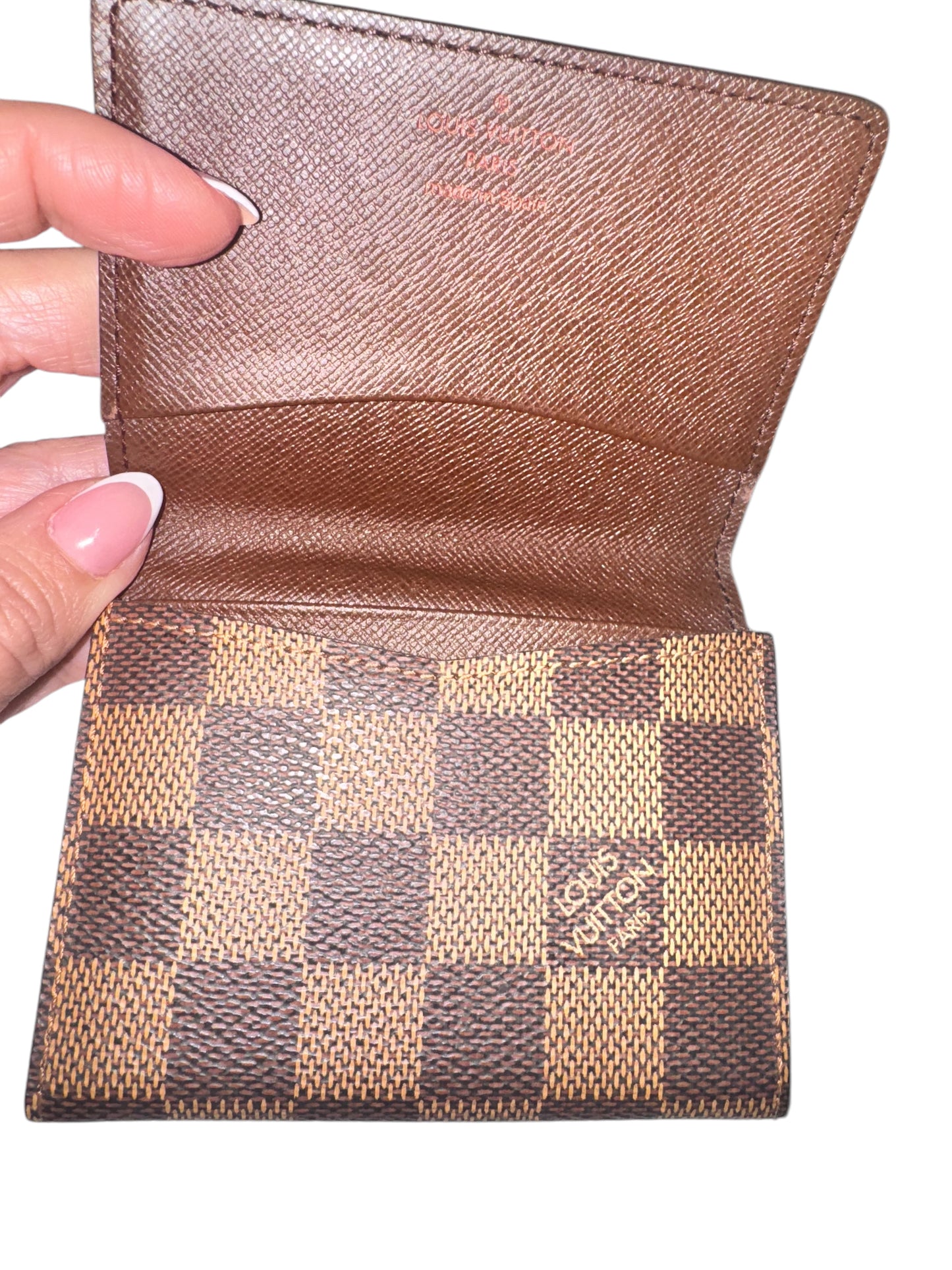 Louis Vuitton 2003 Damier Ebene Business Card Holder