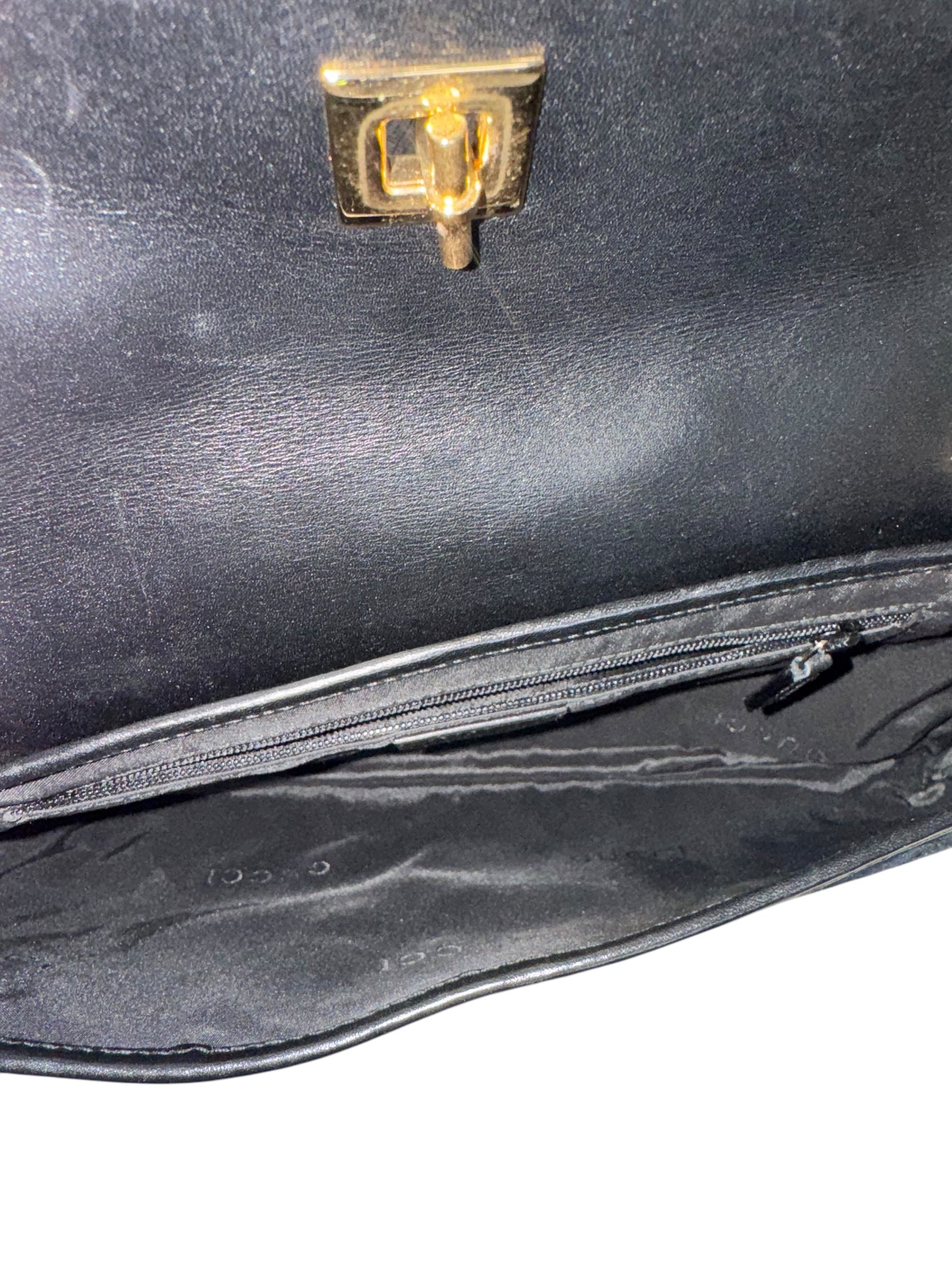 Gucci GG Dionysus Tiger Head Canvas/Leather Gold Chain Shoulder Bag (Black)
