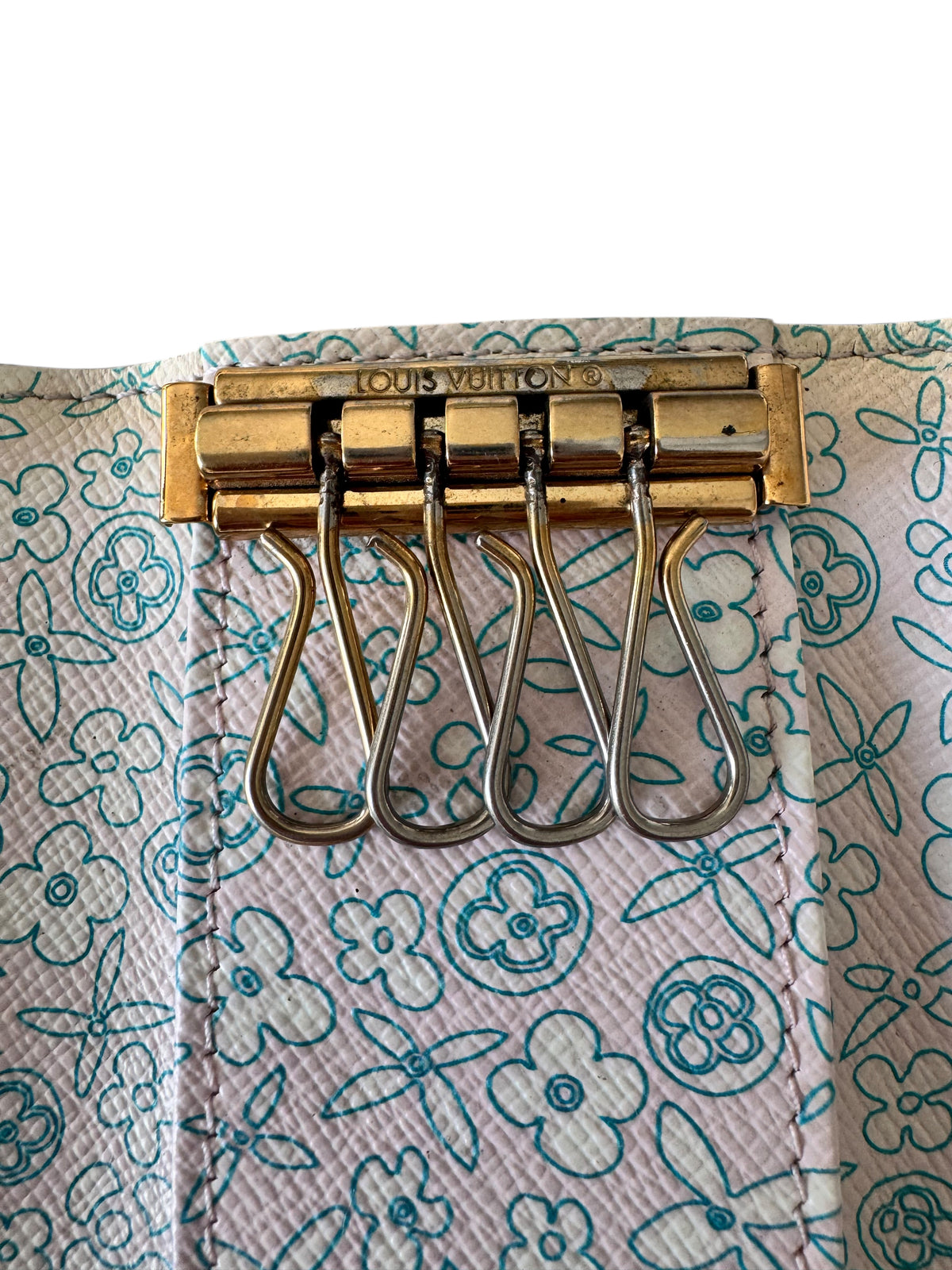Louis Vuitton Monogram Canvas 4-Key Holder (2003 Cherry Collection) 0001