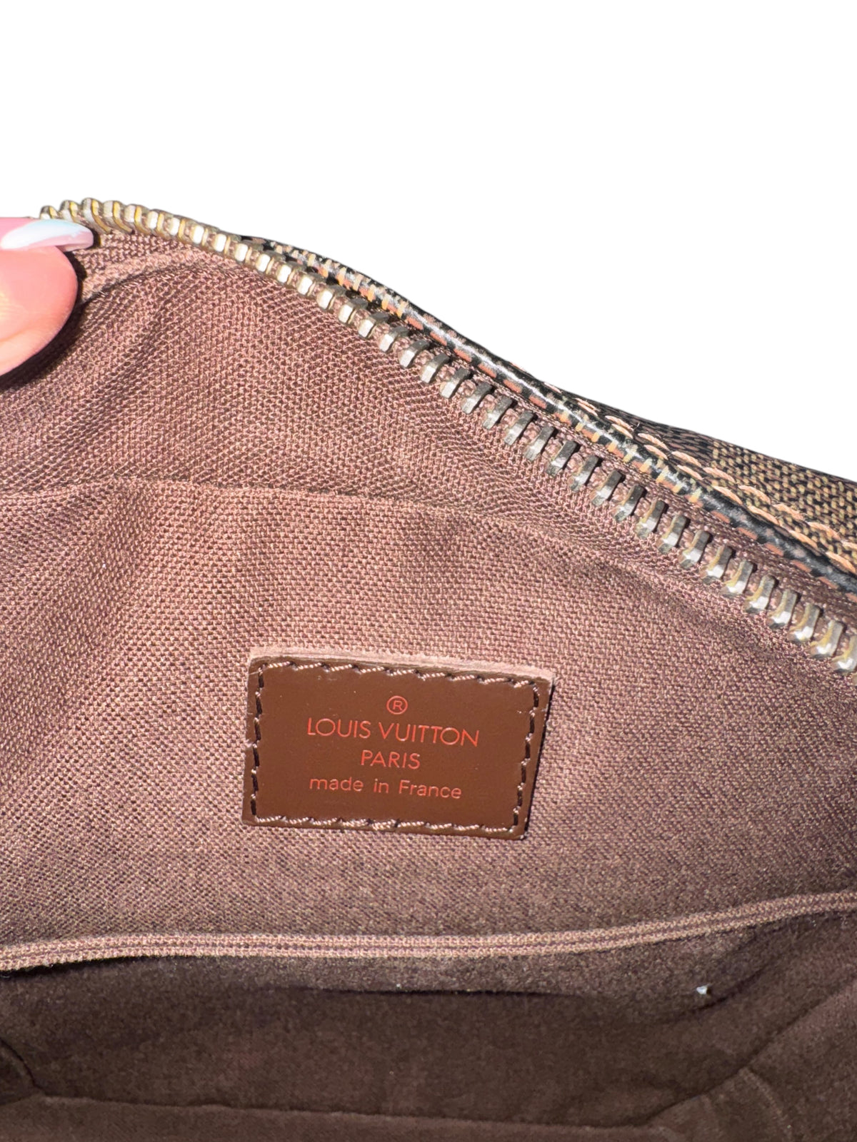Louis Vuitton Damier Ebene Canvas Olaf PM Crossbody 07