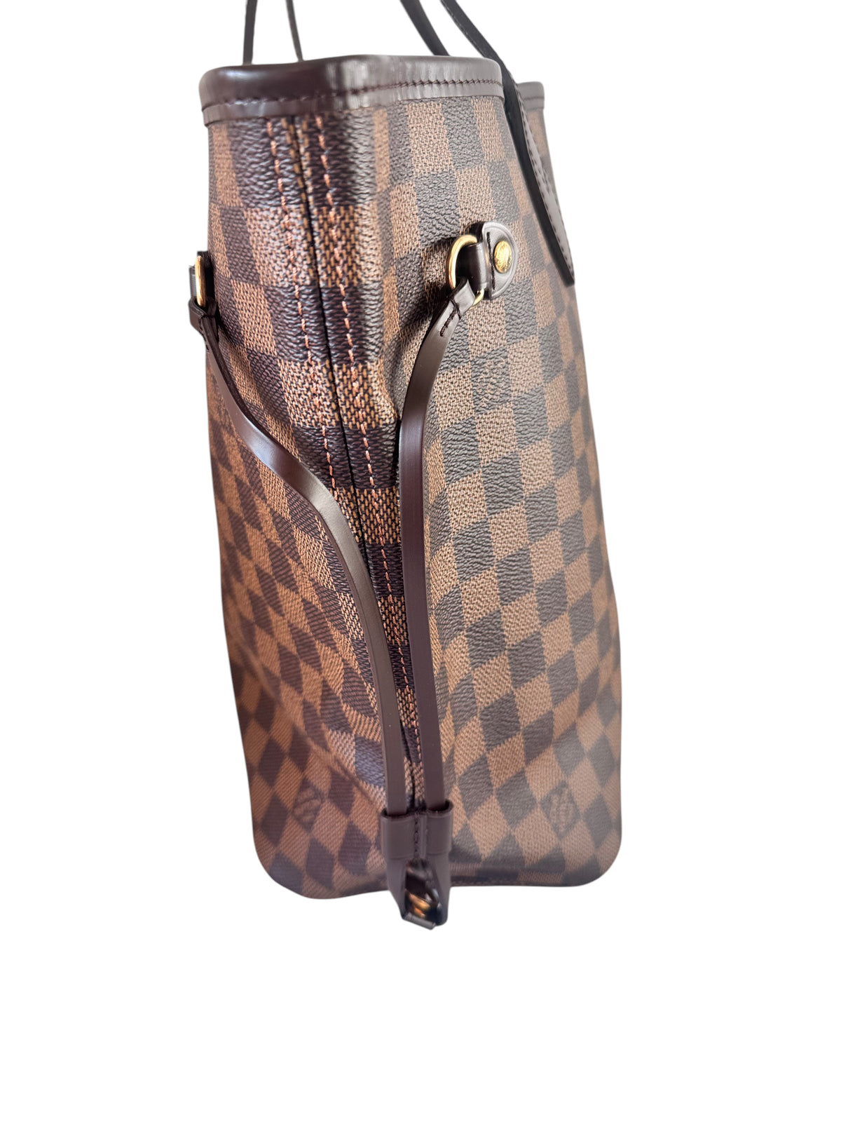 Louis Vuitton Damier Ebene Neverfull MM Tote Bag 2015