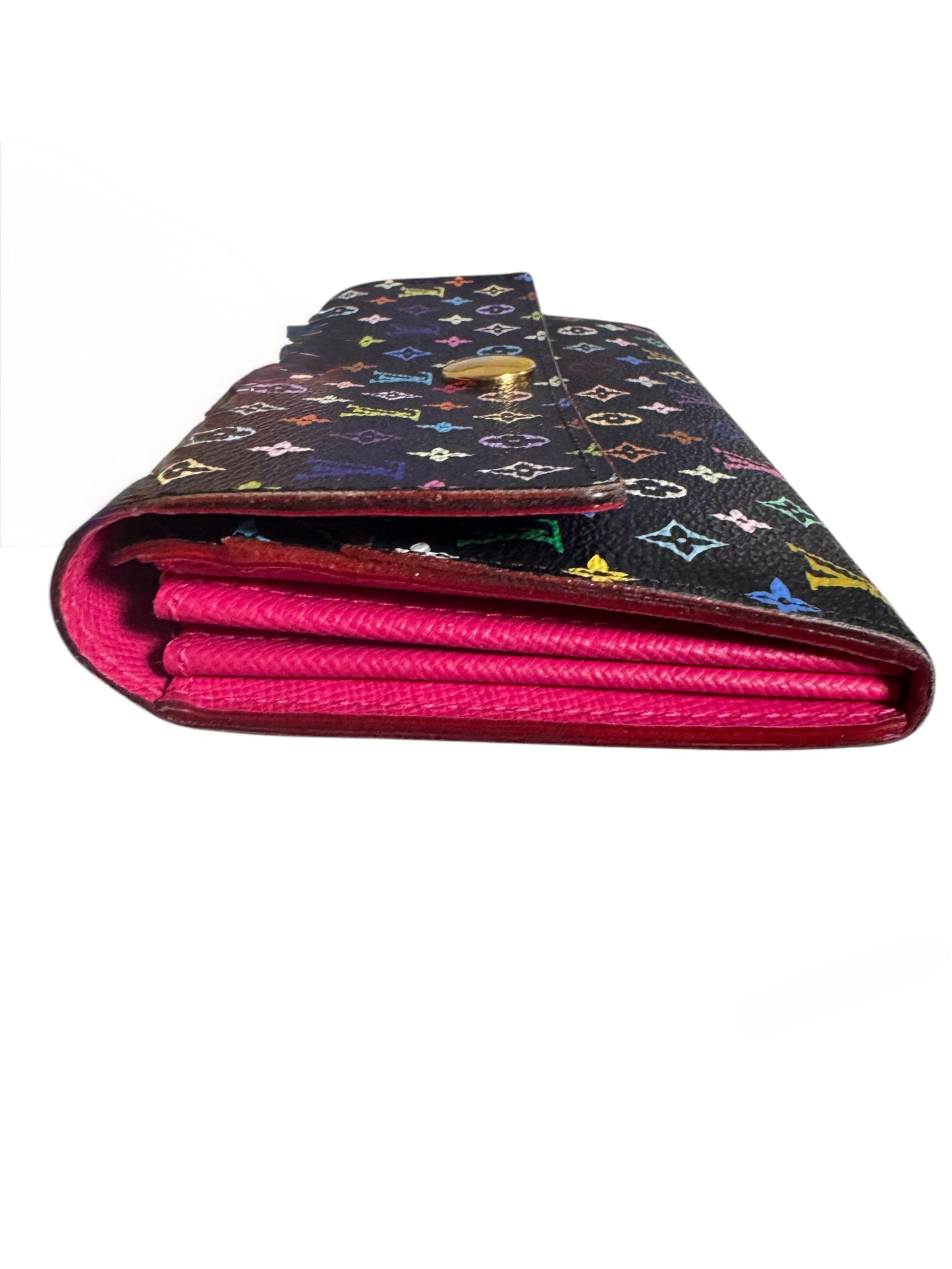 Louis Vuitton Monogram Multicolor Portefeuille Sarah Wallet (2012)