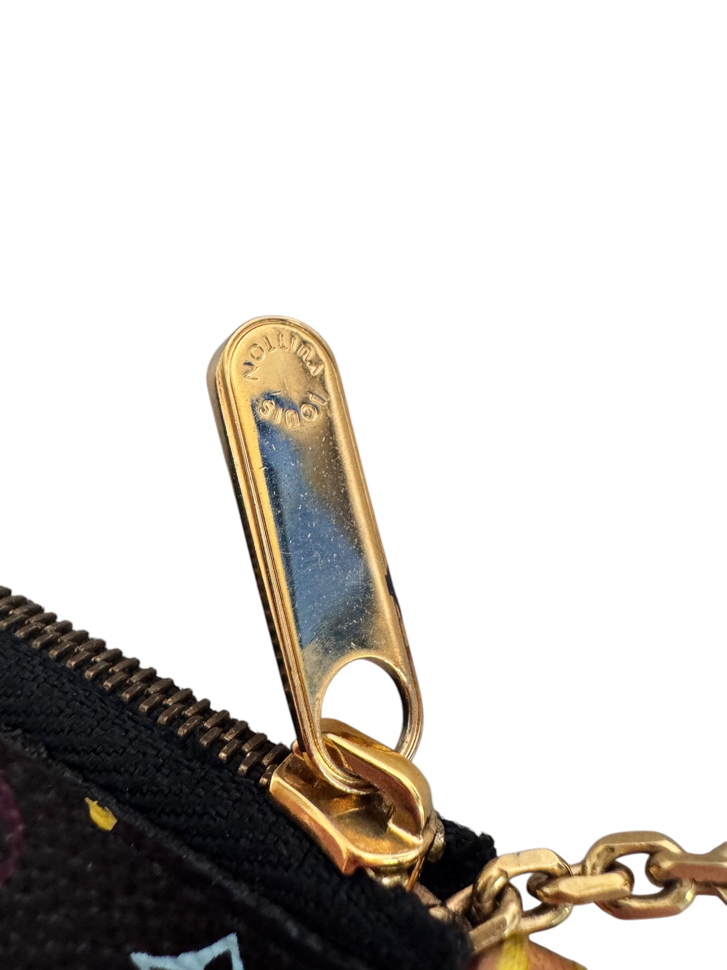 Louis Vuitton Monogram Multicolor Pochette Cles Coin Pouch 2007