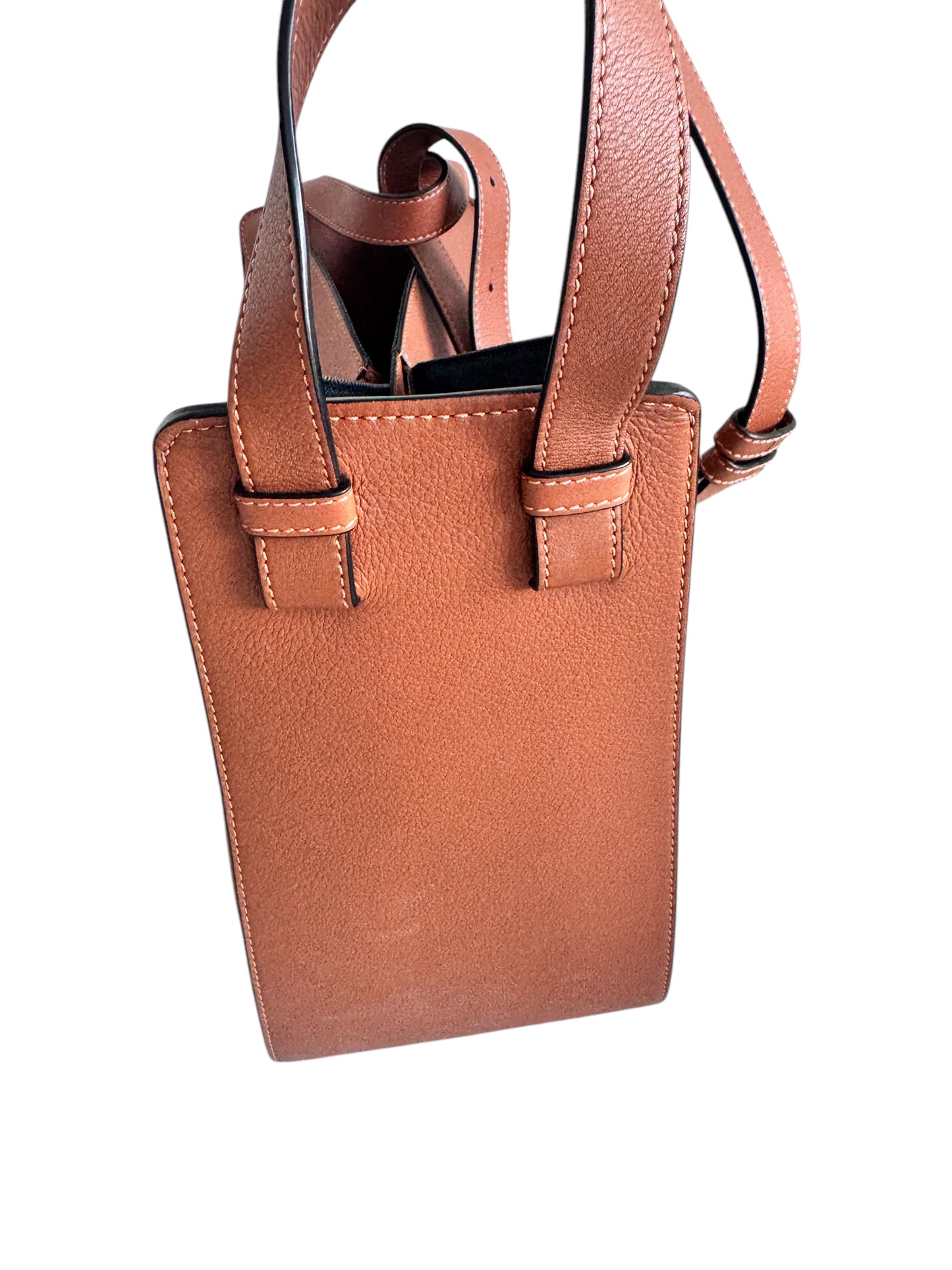 Loewe Calfskin Leather Classic Small Hammock Bag - Tan
