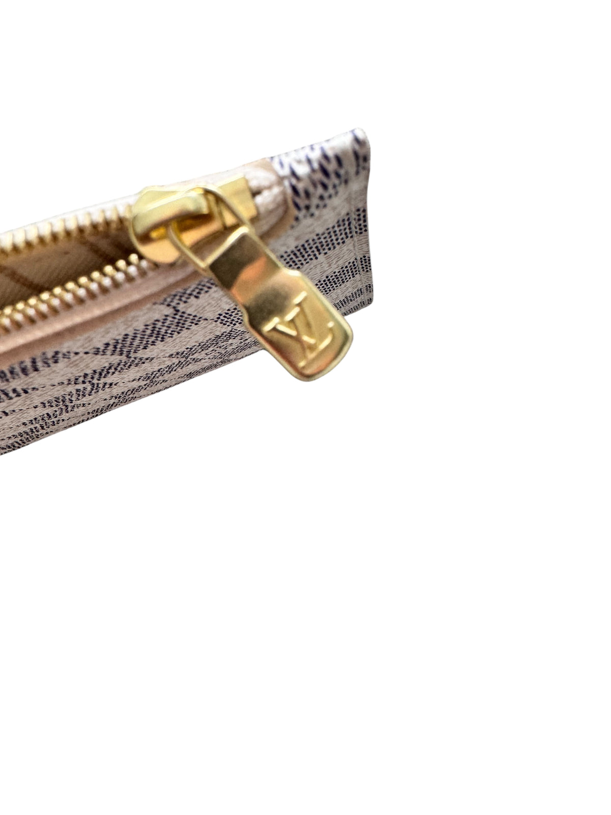 Louis Vuitton Damier Azur Canvas Neverful Pochette Pouch 2014