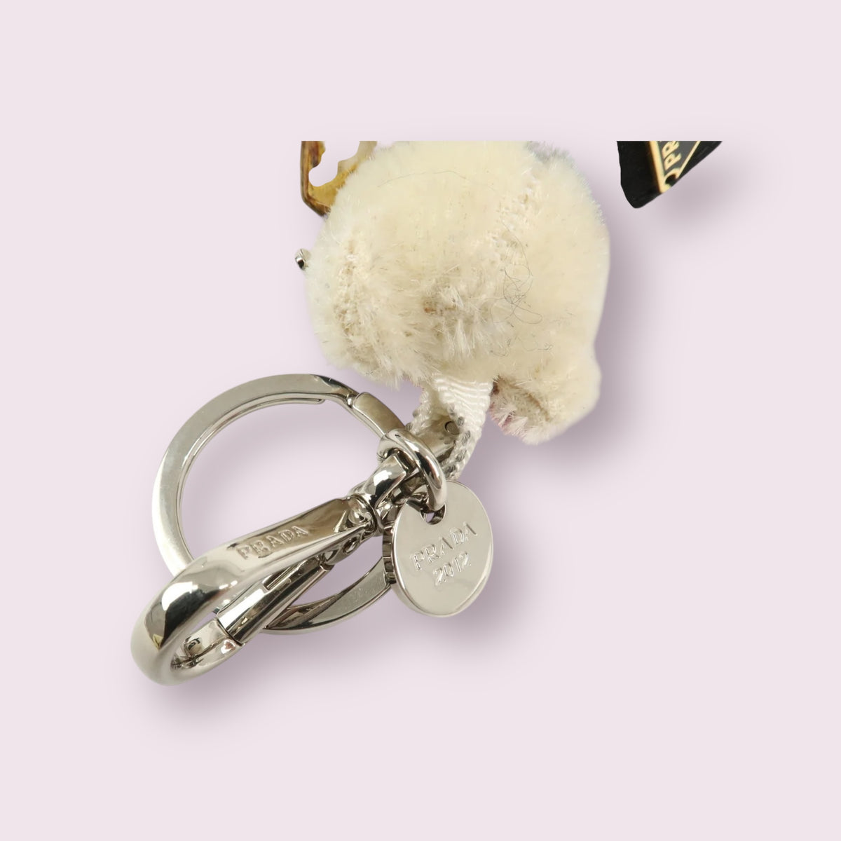 Prada Teddy Bear Bag Charm w/ Box 2012