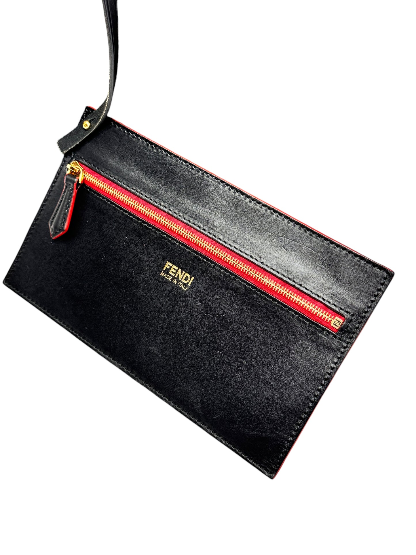 FENDI Canvas Pecan Tote Bag