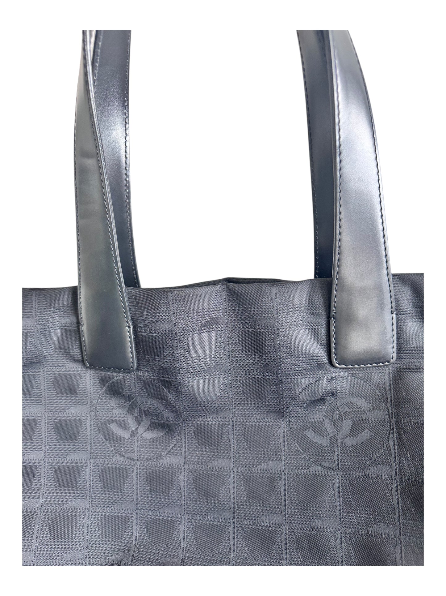 Chanel New Travel Line Nylon Tote (Black)