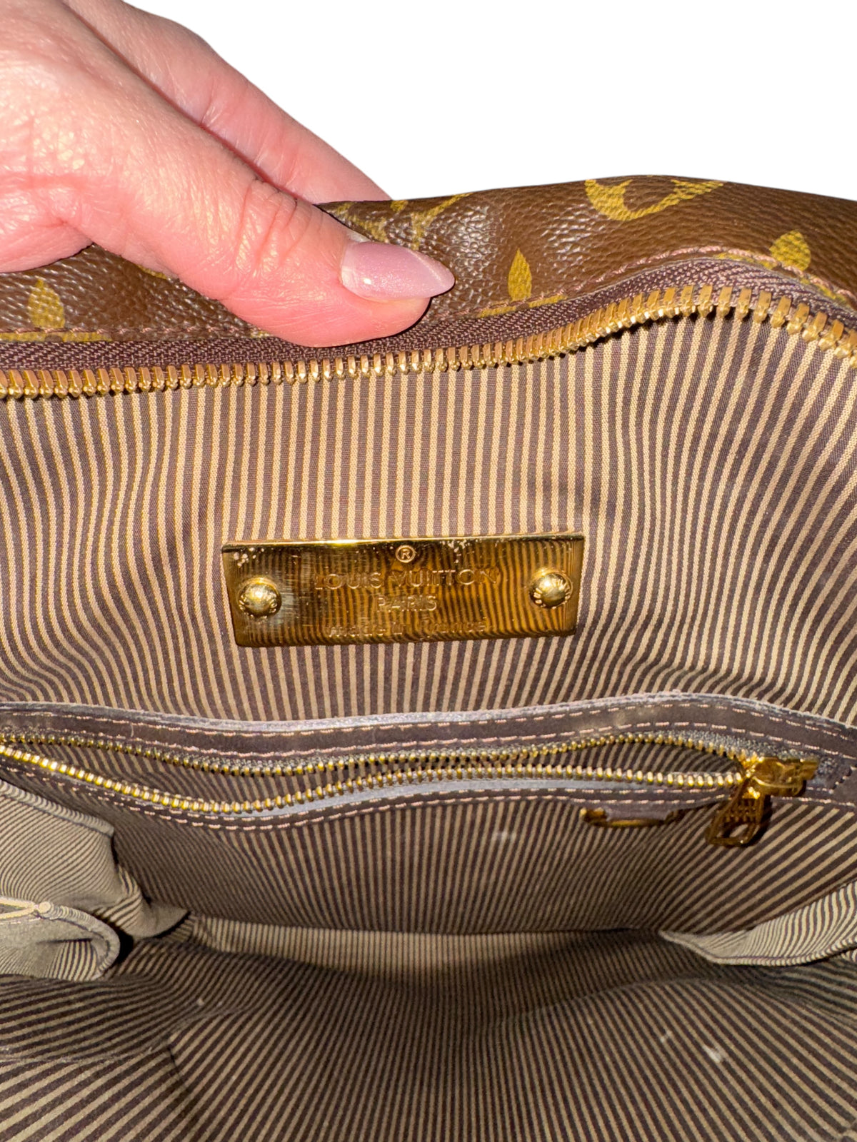 Louis Vuitton Monogram Bequia Porte Document Vertical Bag 2007