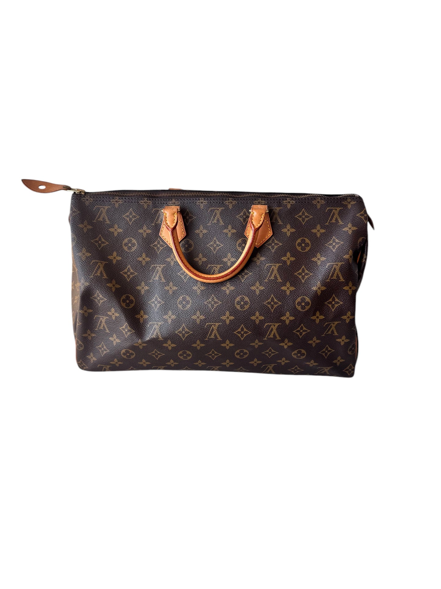 Louis Vuitton Monogram Canvas Speedy 40 from 1992 w/Lock & Key