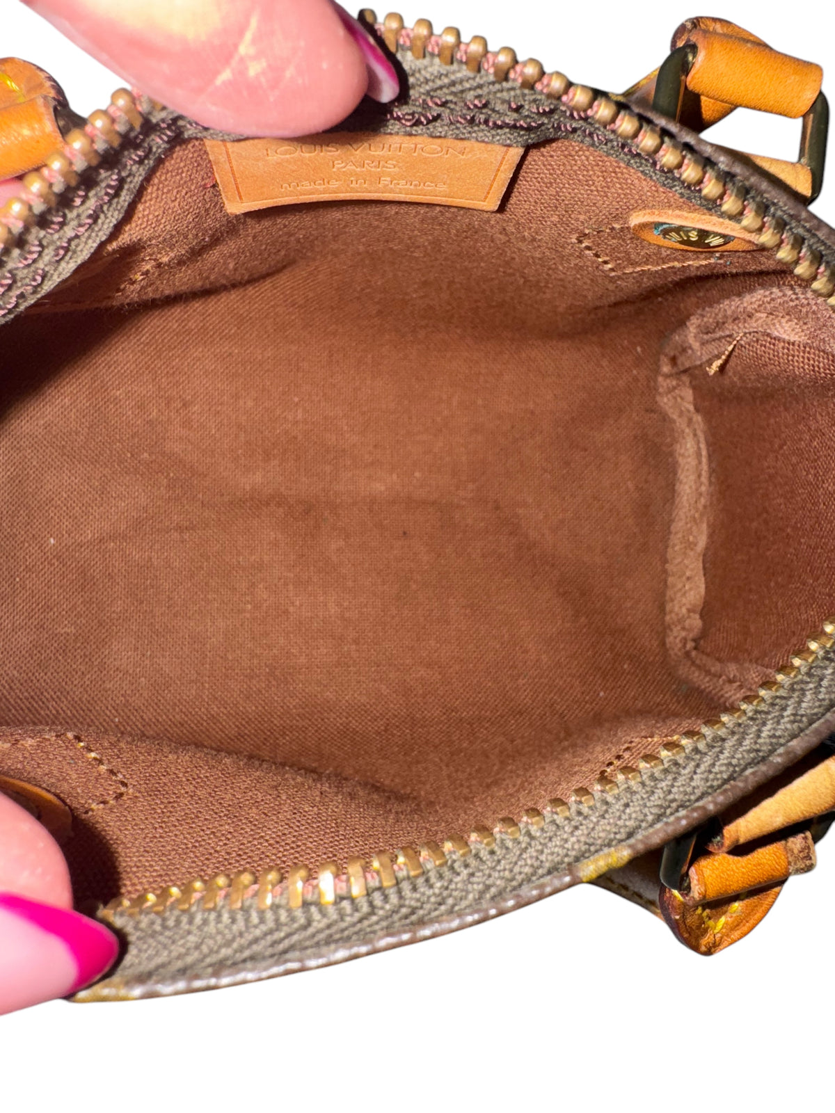 Louis Vuitton Monogram Canvas Mini Speedy with Strap 1991