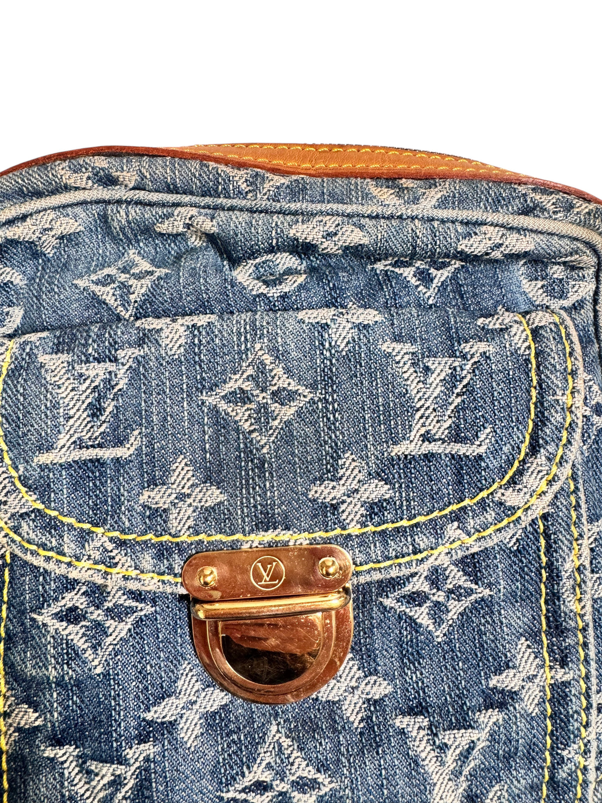 Louis Vuitton Monogram Denim Camera Bag 2007