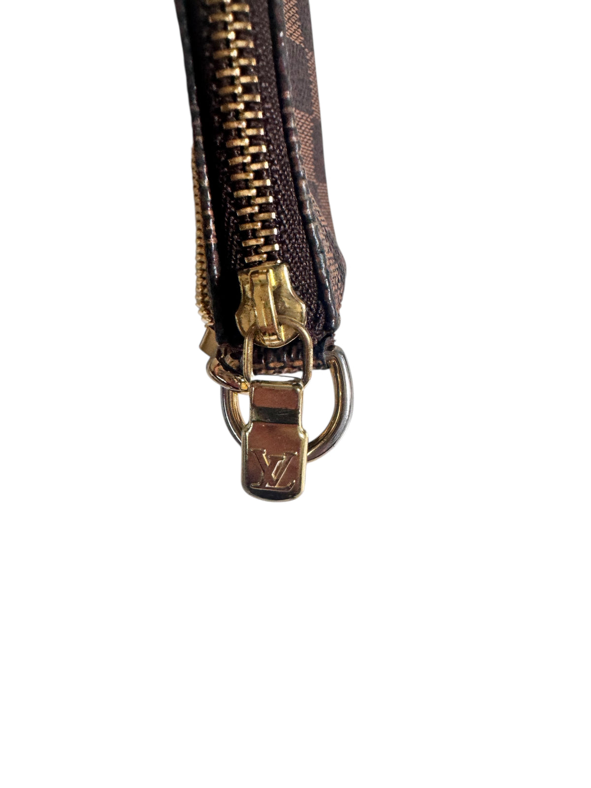 Louis Vuitton Damier Ebene Canvas Mini Bucket Pochette 2003 (RARE size!)