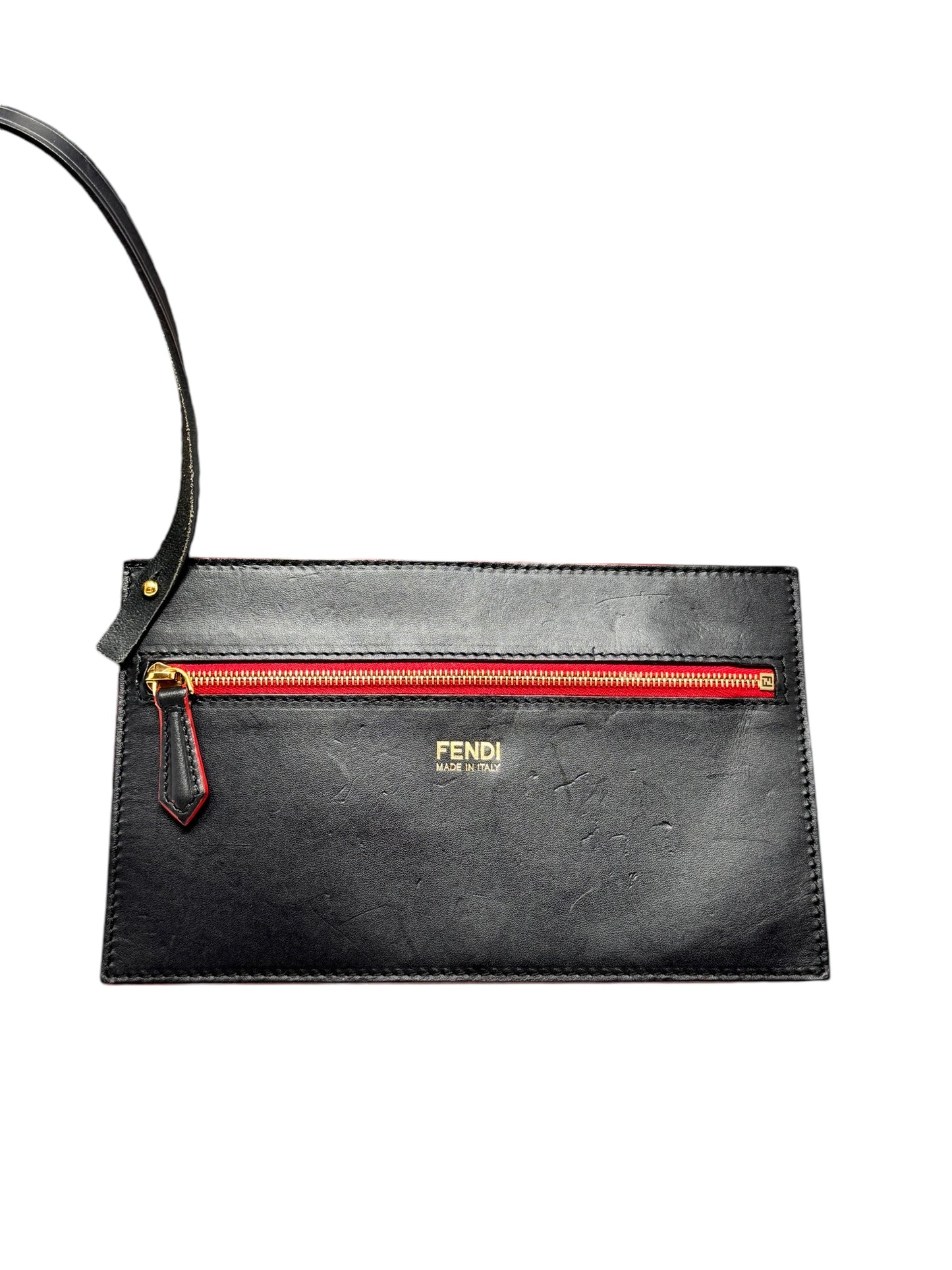 FENDI Canvas Pecan Tote Bag