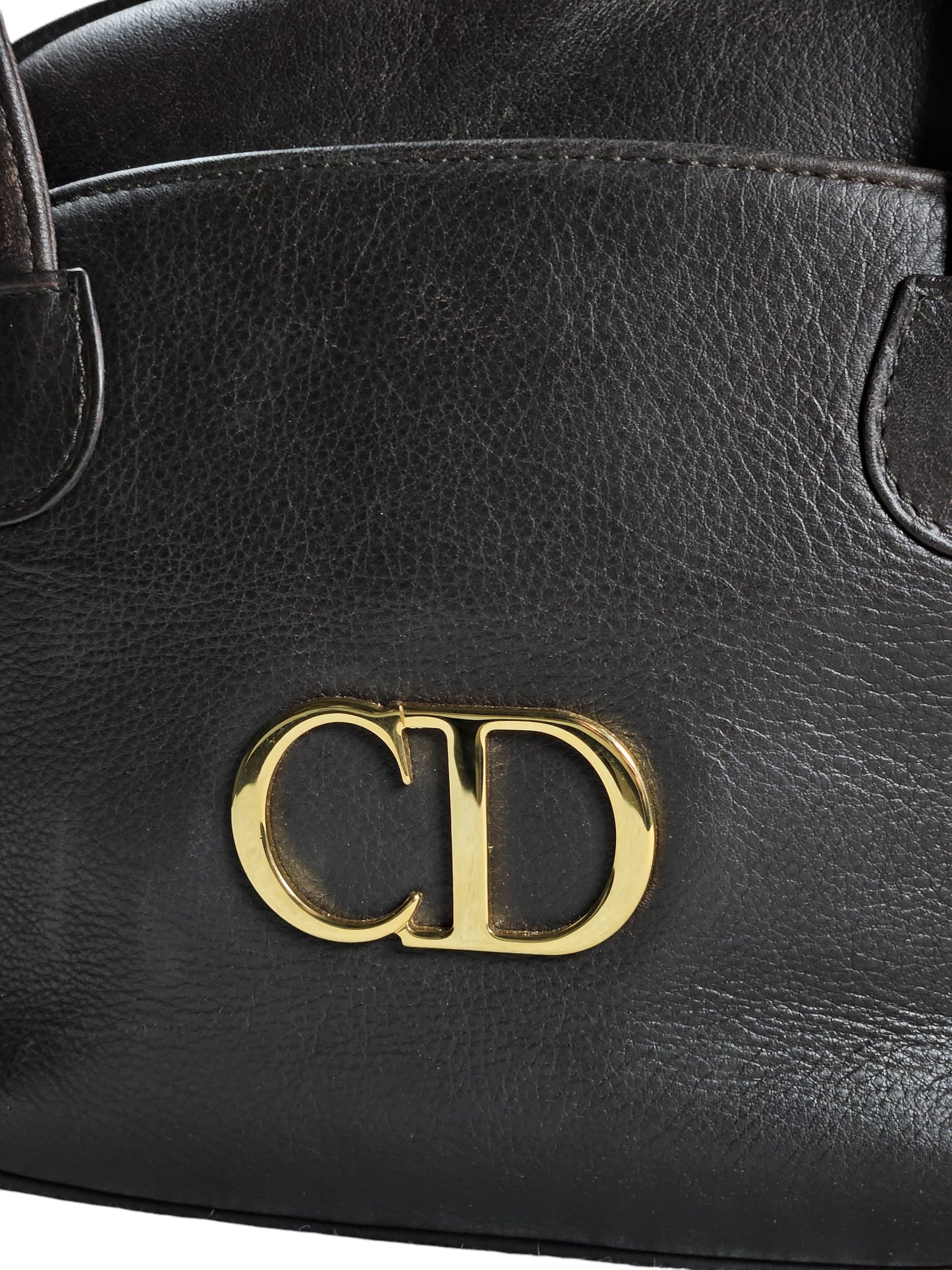 Christian Dior CD Vintage Handbag (Dark Brown)
